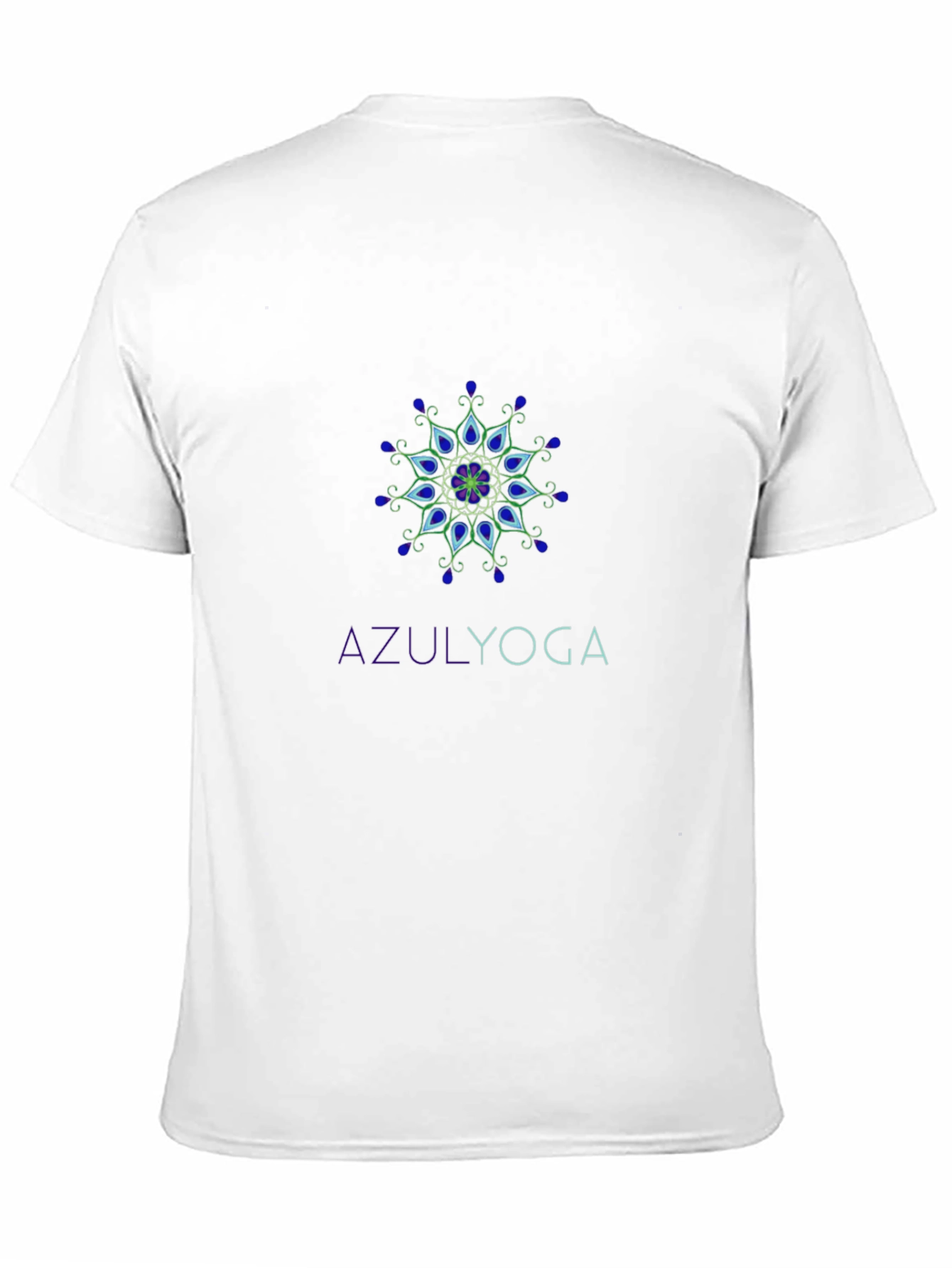 Azul Yoga Mandala Graphic Tee - Premium Comfort