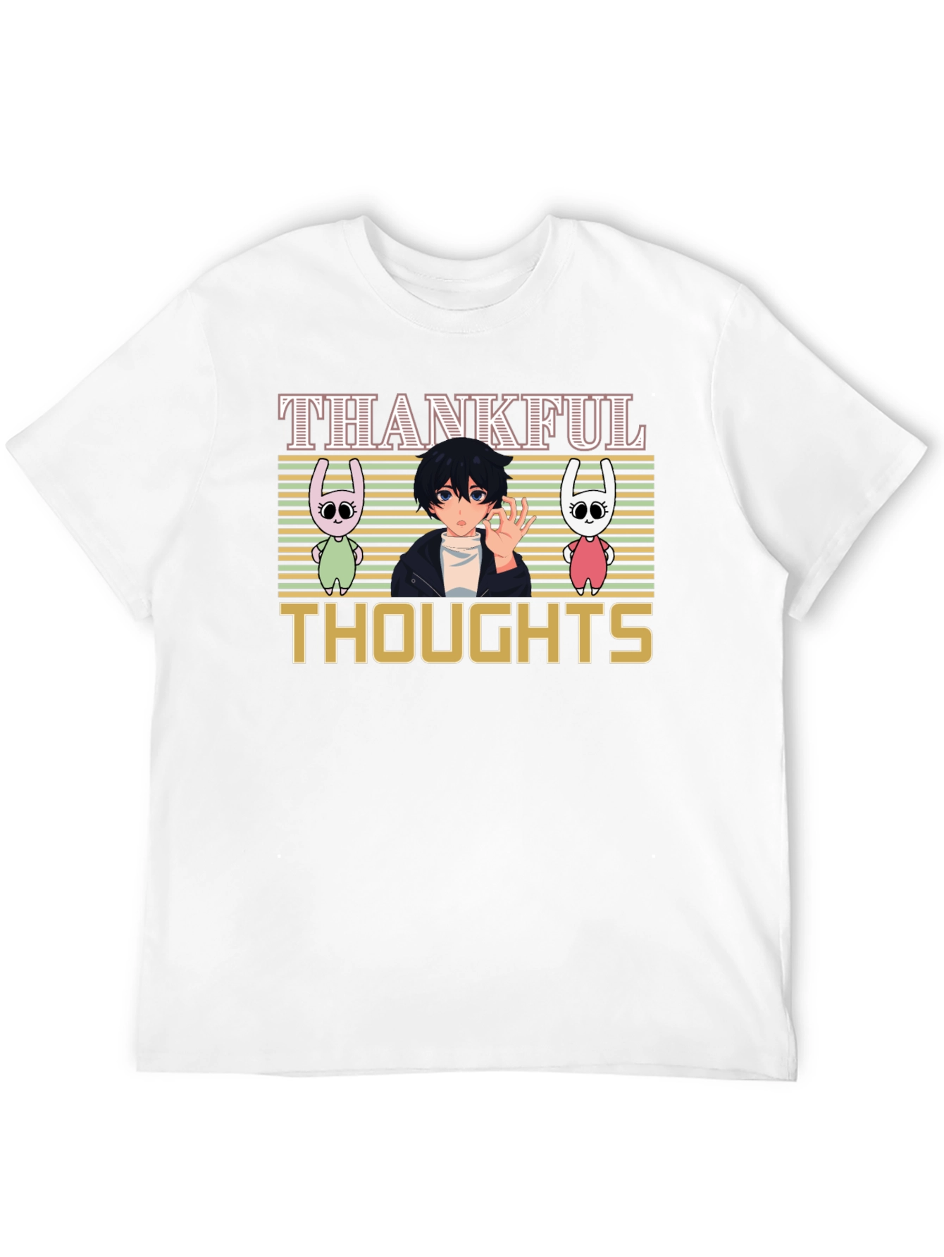 Thankful Thoughts Anime Graphic T-Shirt