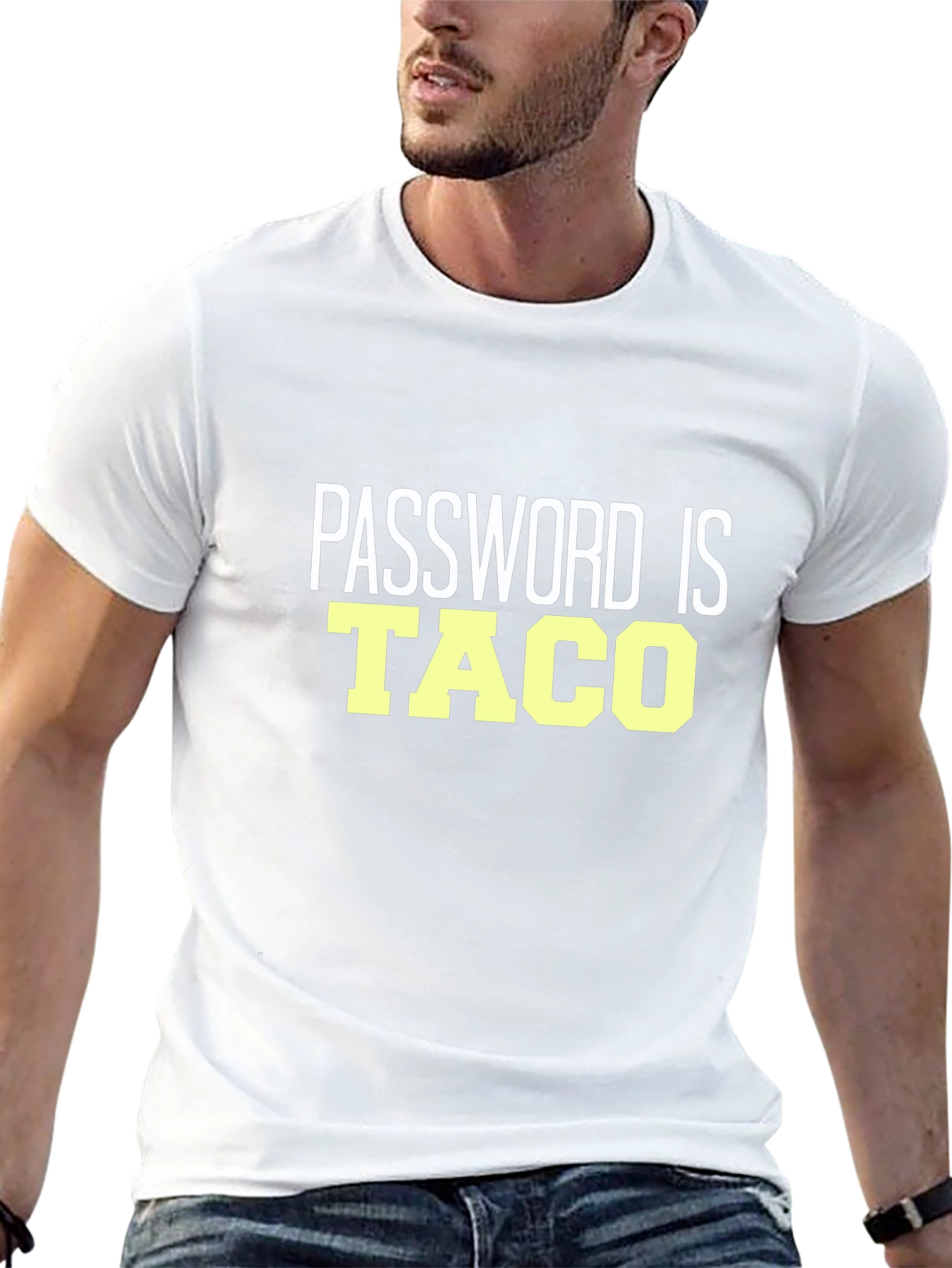 Password Is Taco T-Shirt - Funny Slogan Tee