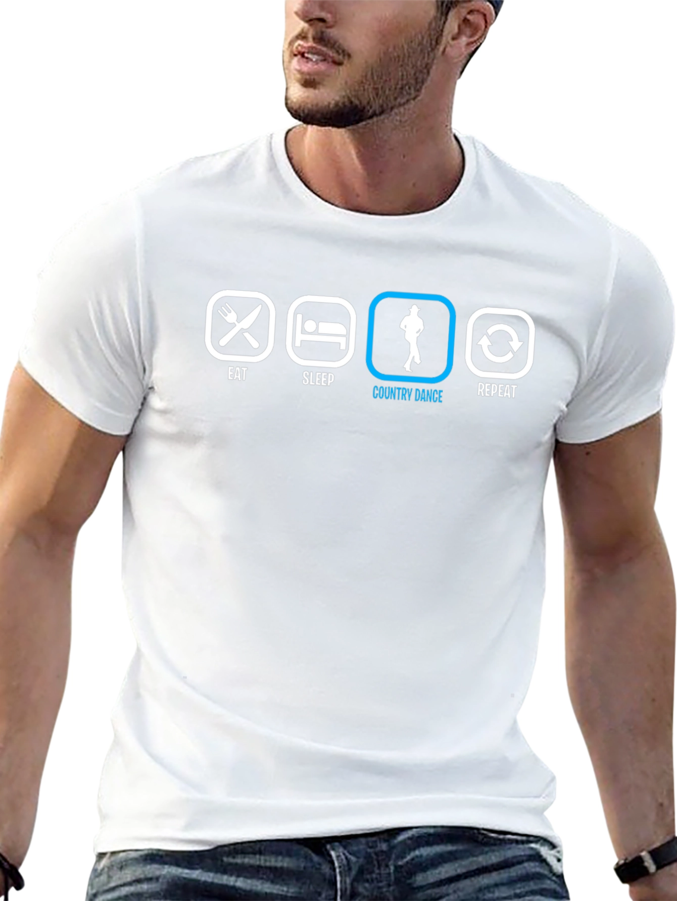 Eat Sleep Country Dance Repeat T-Shirt