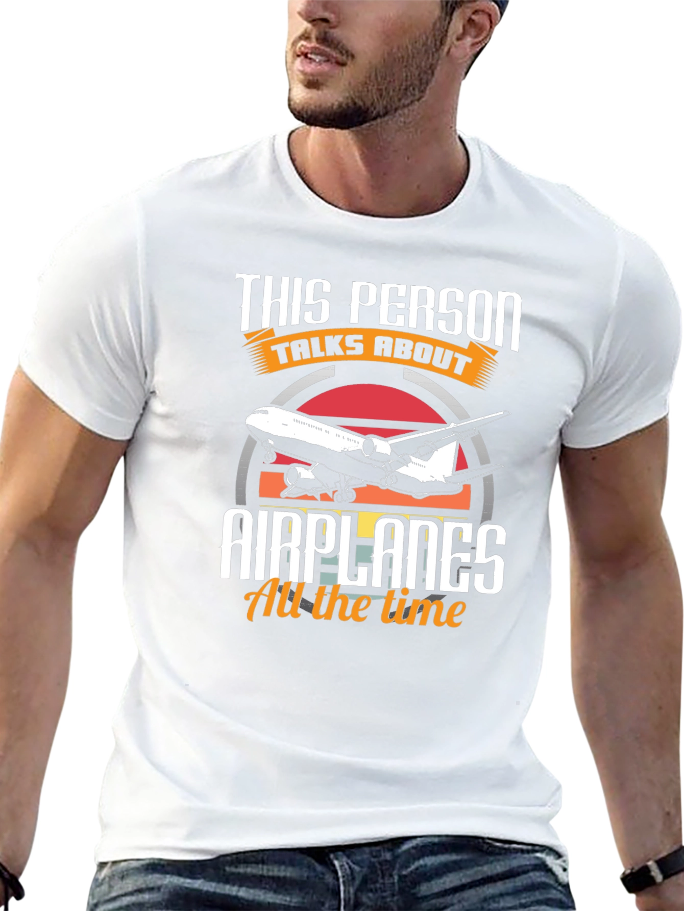 This Person Talks About Airplanes T-Shirt