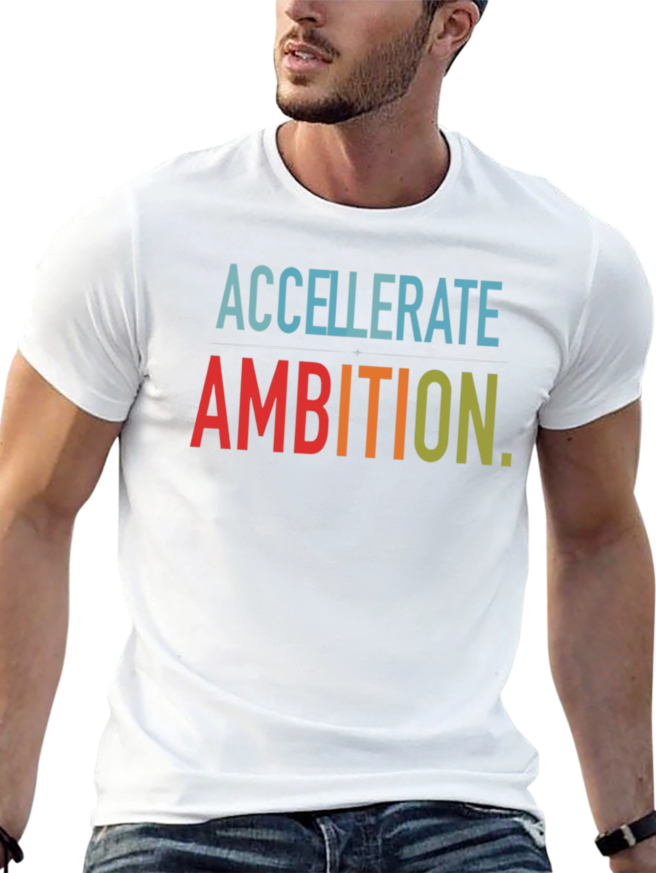 Accelerate Ambition Graphic Tee - Stylish Comfort