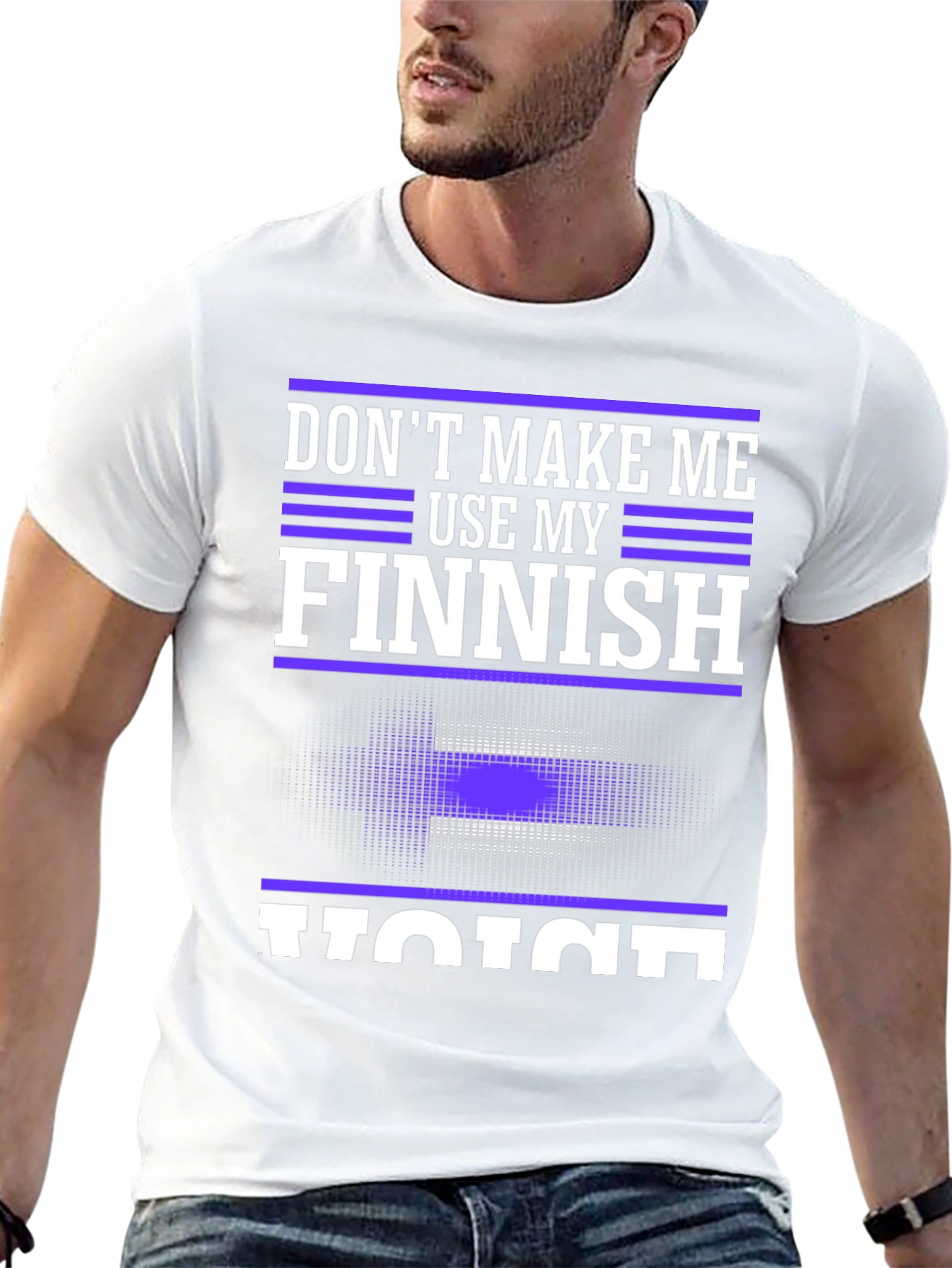 Finnish Voice T-Shirt - Funny Threat Tee