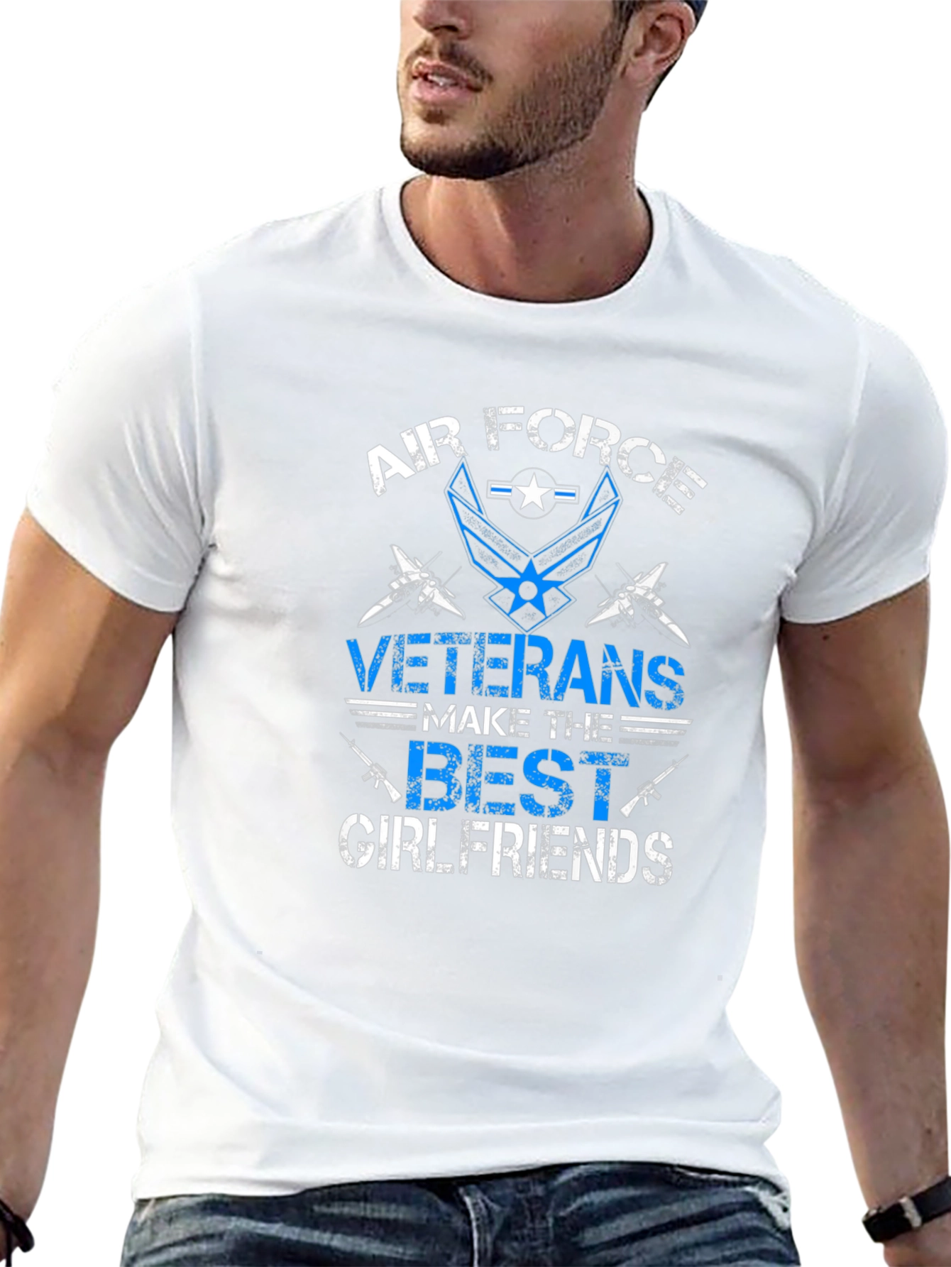 Air Force Veteran Girlfriend T-Shirt