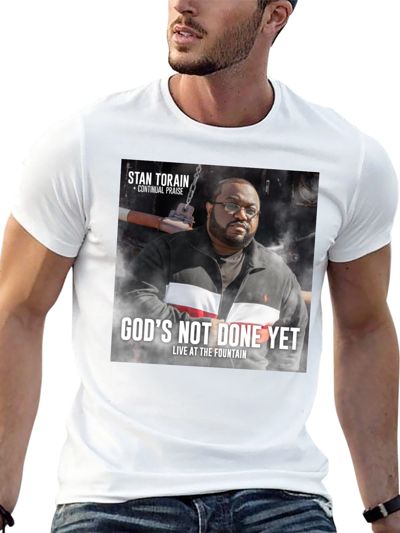 Stan Torain Gods Not Done Yet Black T-Shirt