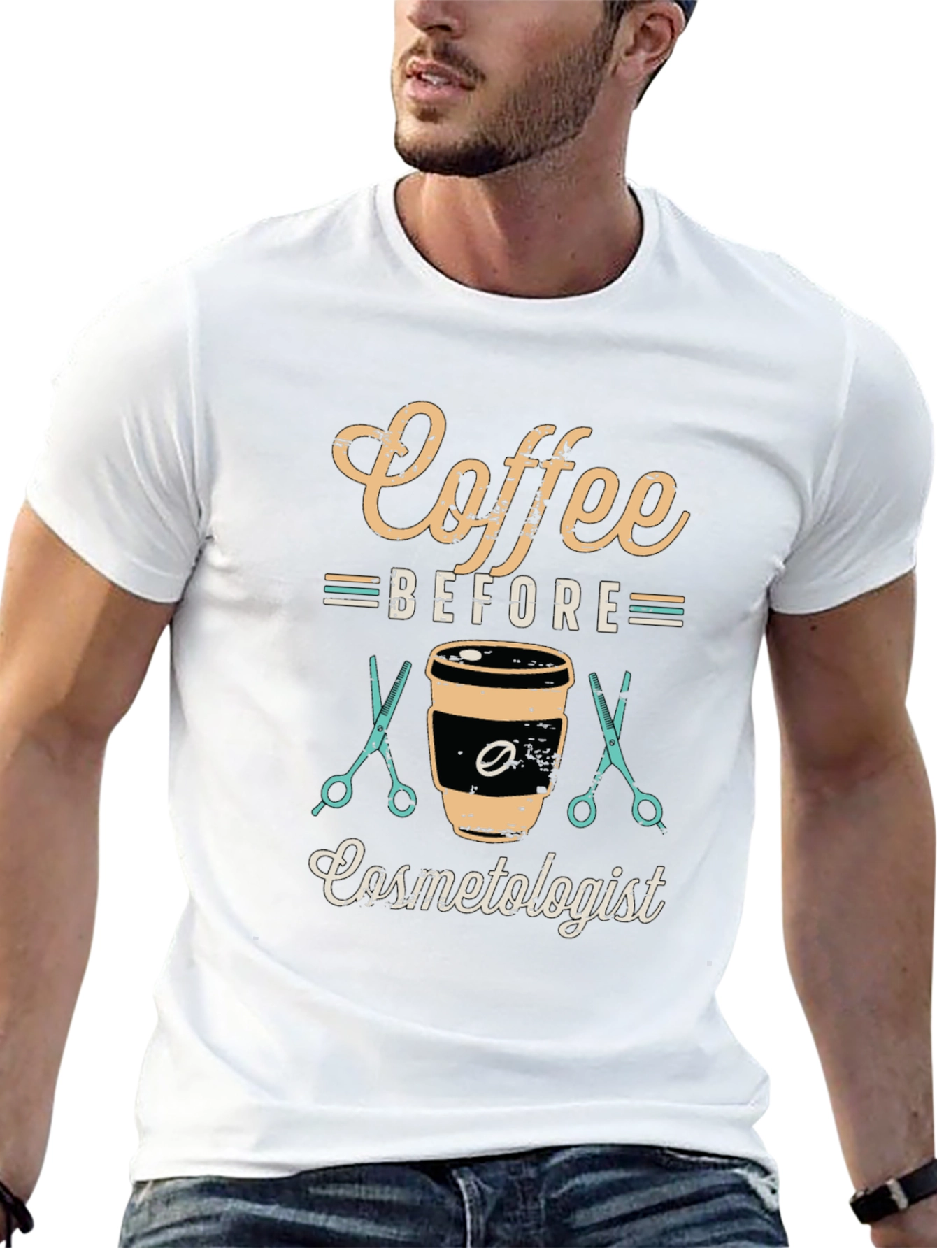 Coffee Before Cosmetologist T-Shirt