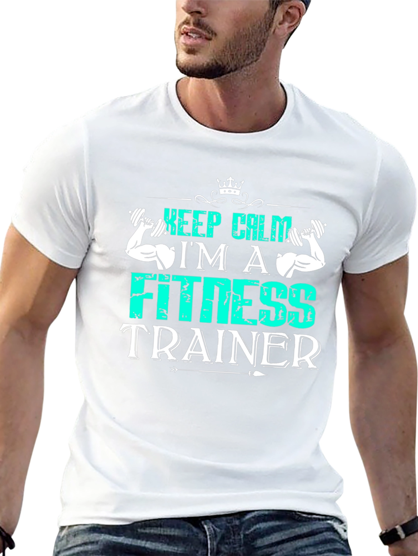 Keep Calm Fitness Trainer T-Shirt