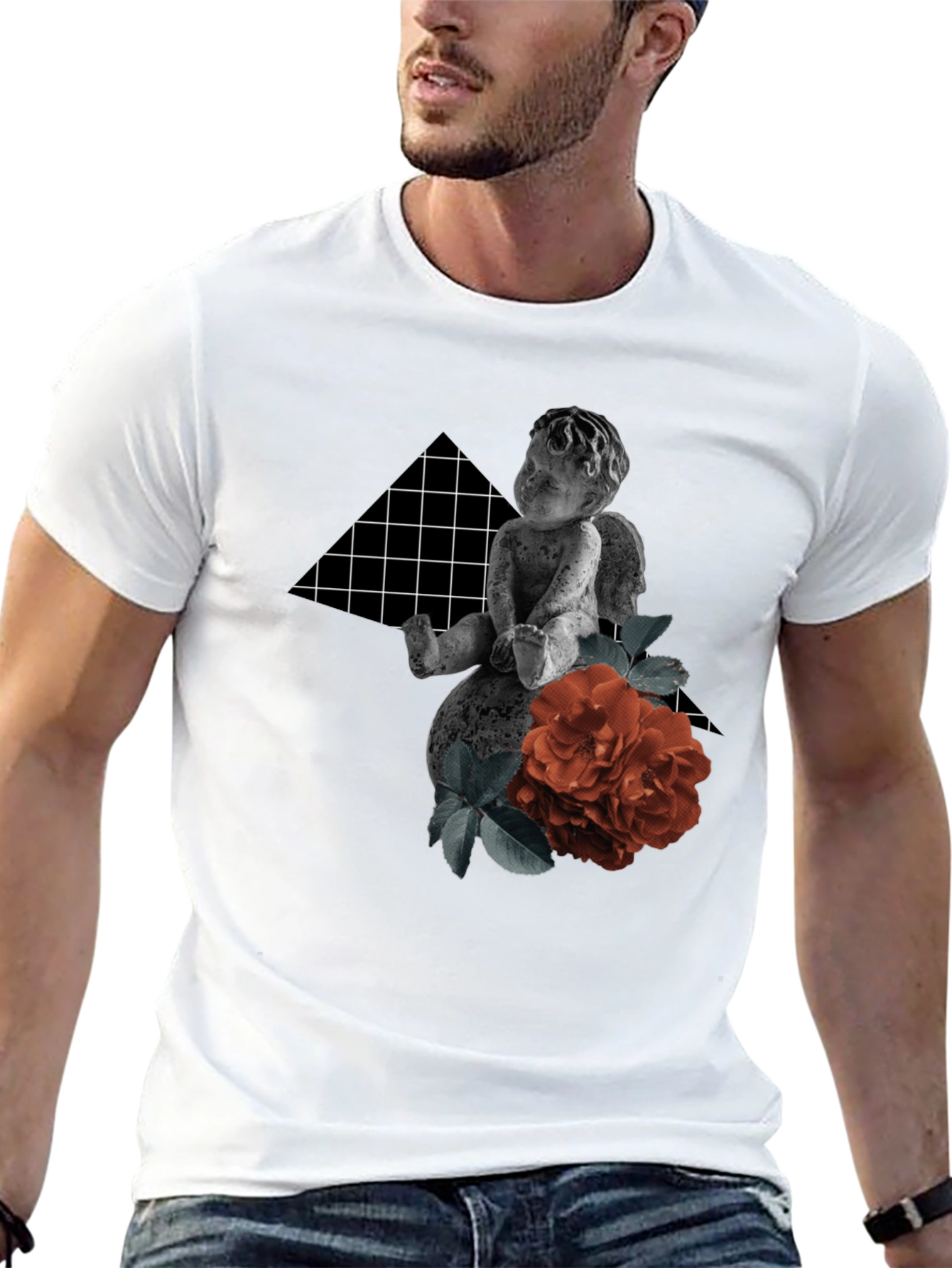 Cherub & Rose Graphic Tee - Urban Style