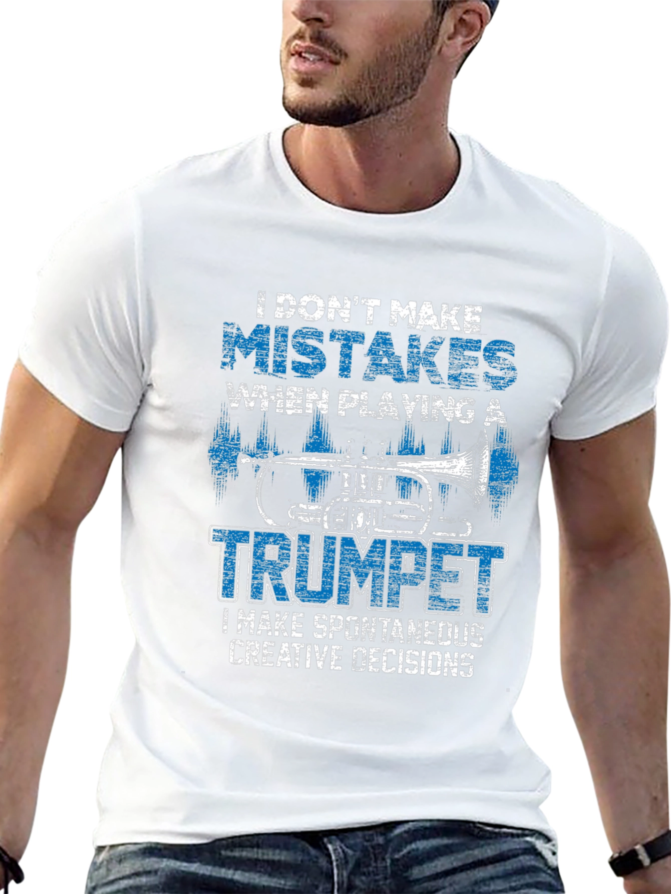Trumpet Player T-Shirt: I Dont Make Mistakes