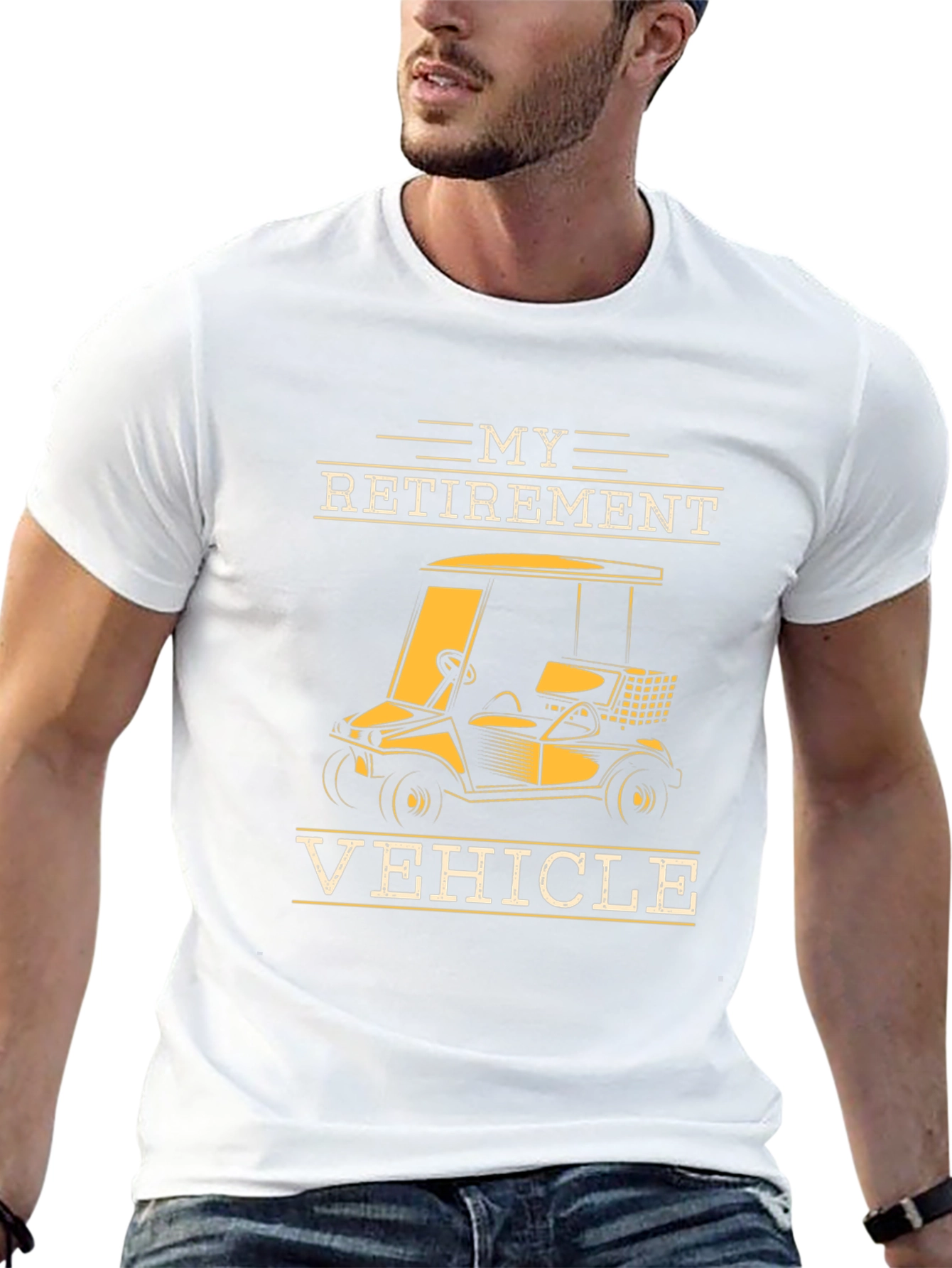 Retirement Vehicle Golf Cart T-Shirt