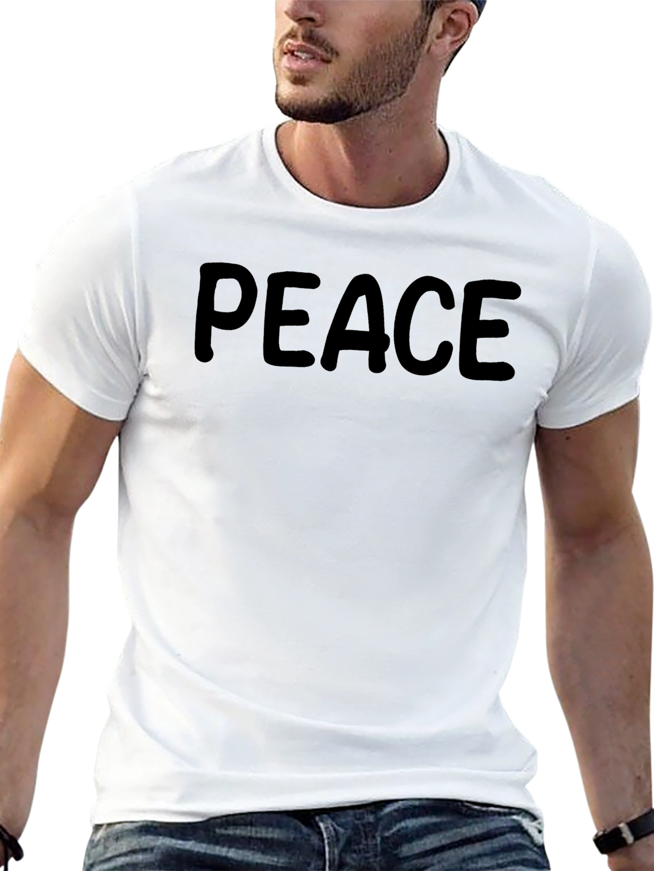 Peace Graphic T-Shirt - Soft Cotton Tee