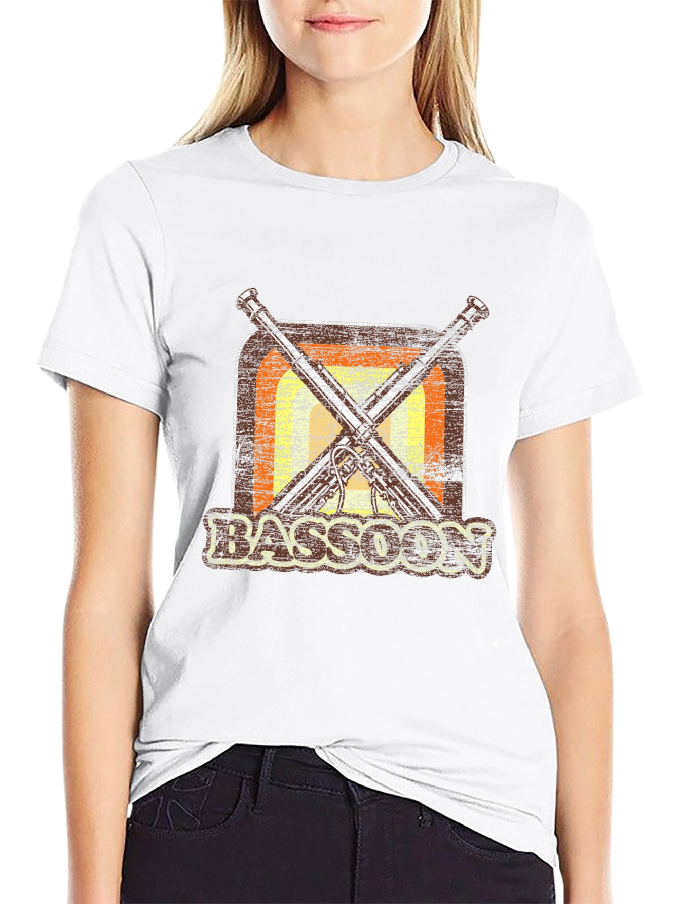 Retro Bassoon T-Shirt - Music Lover Gift