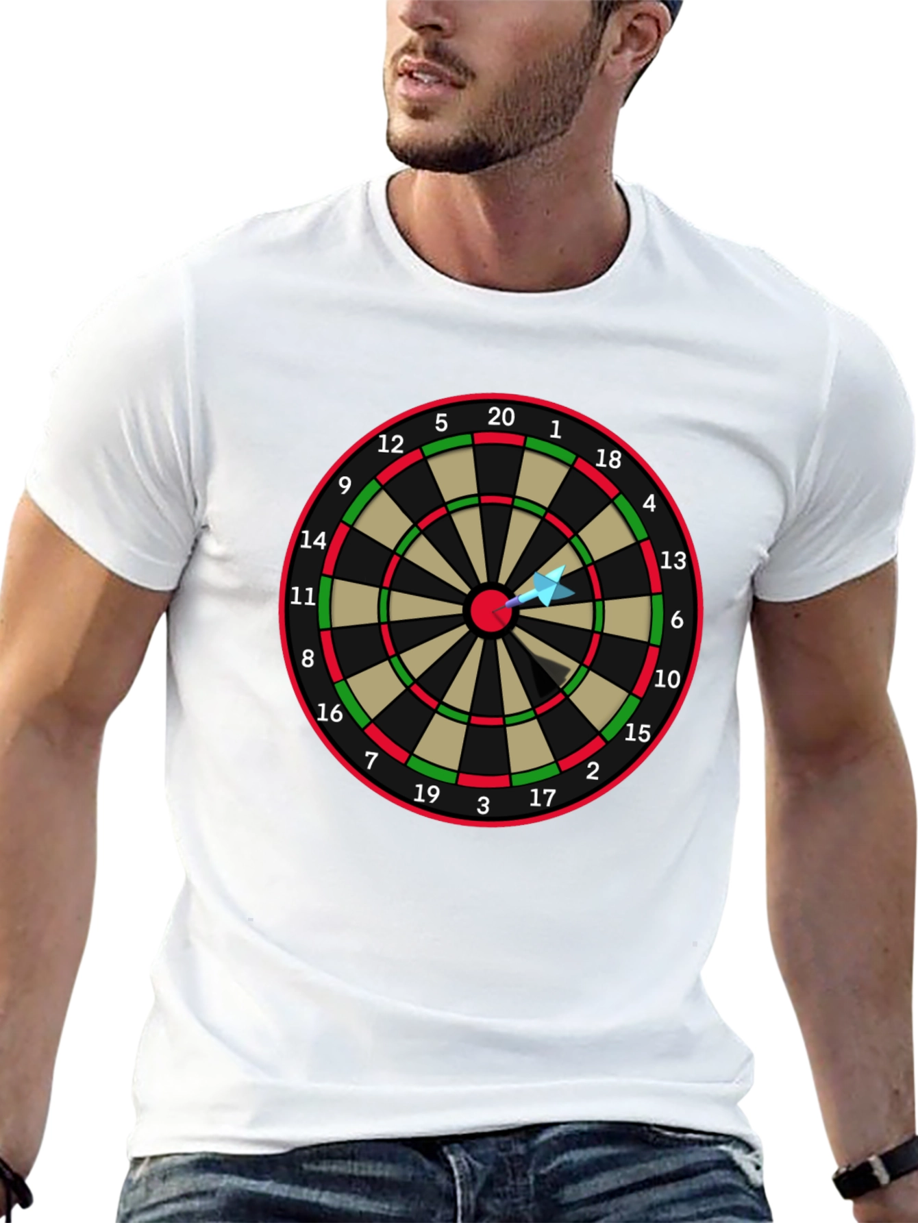 Dartboard Target Graphic T-Shirt