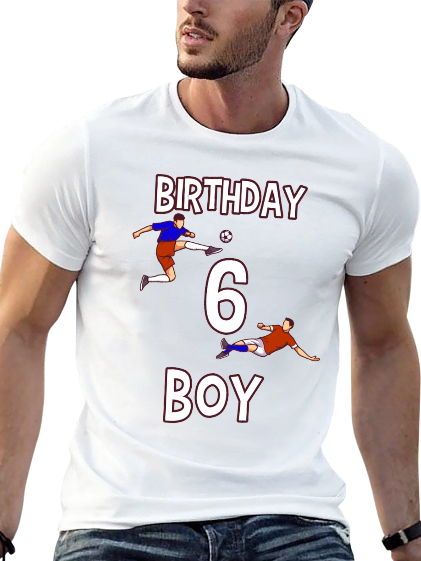 Birthday Boy 6 Soccer T-Shirt