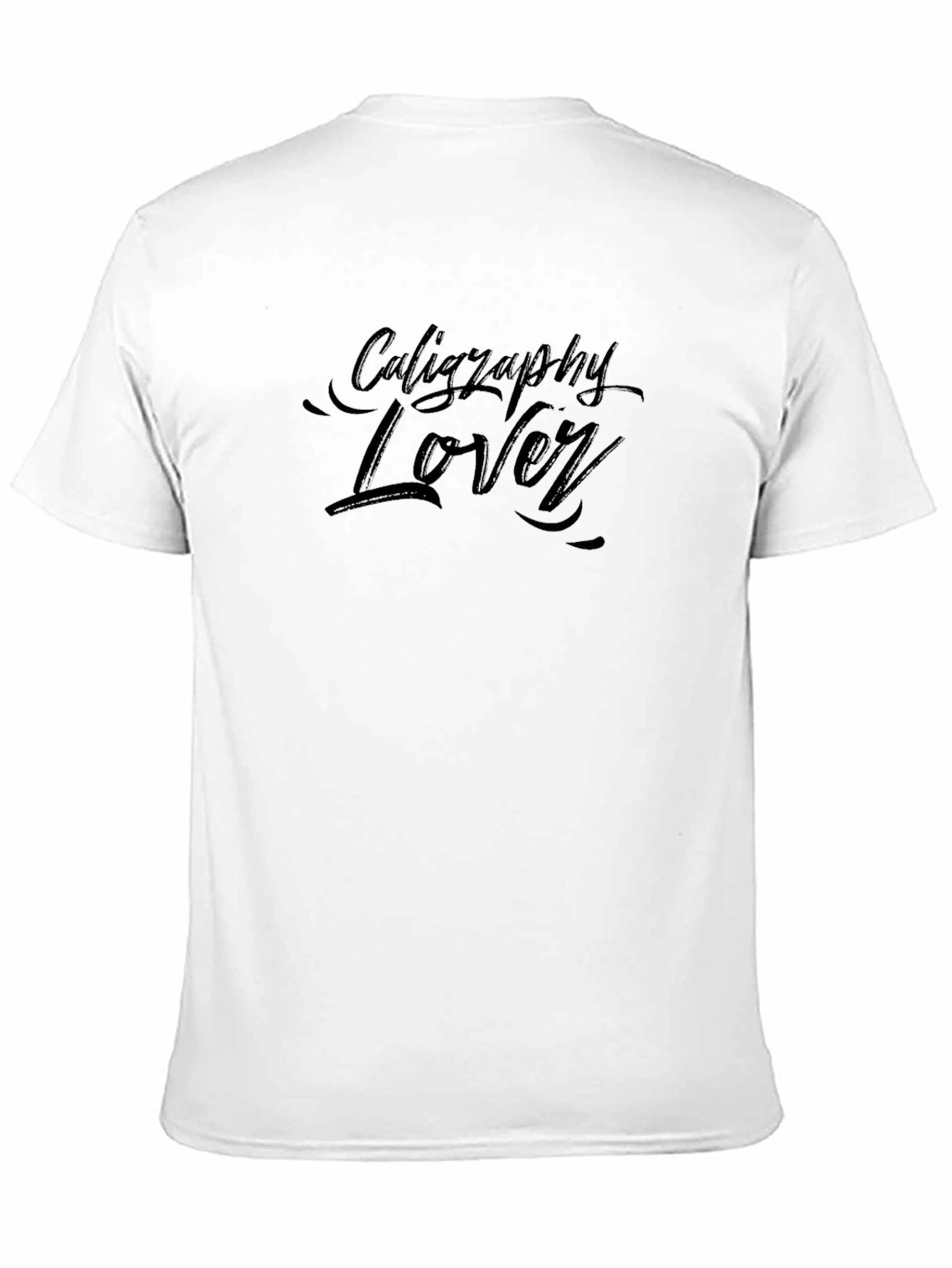 Calligraphy Lover Black T-Shirt