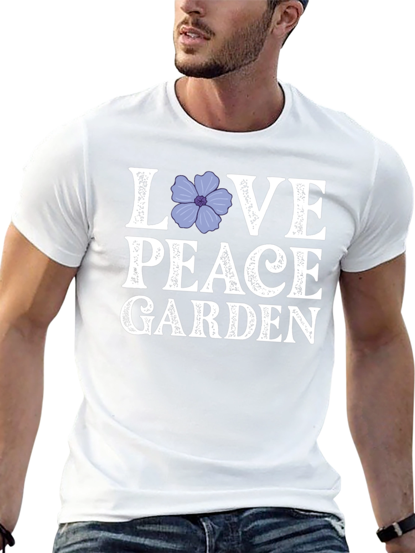 Love Peace Garden Graphic T-Shirt