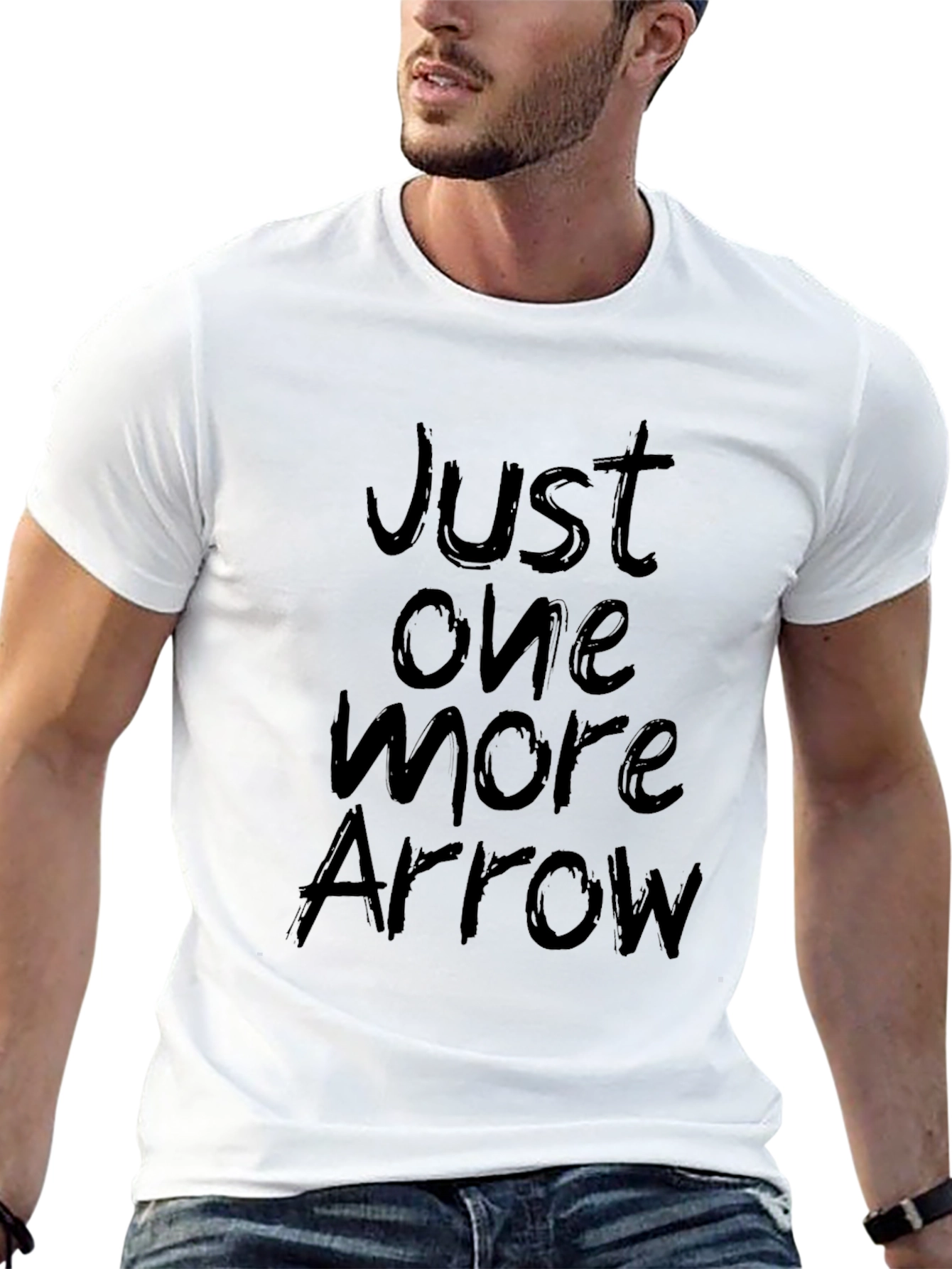 Just One More Arrow Black T-Shirt
