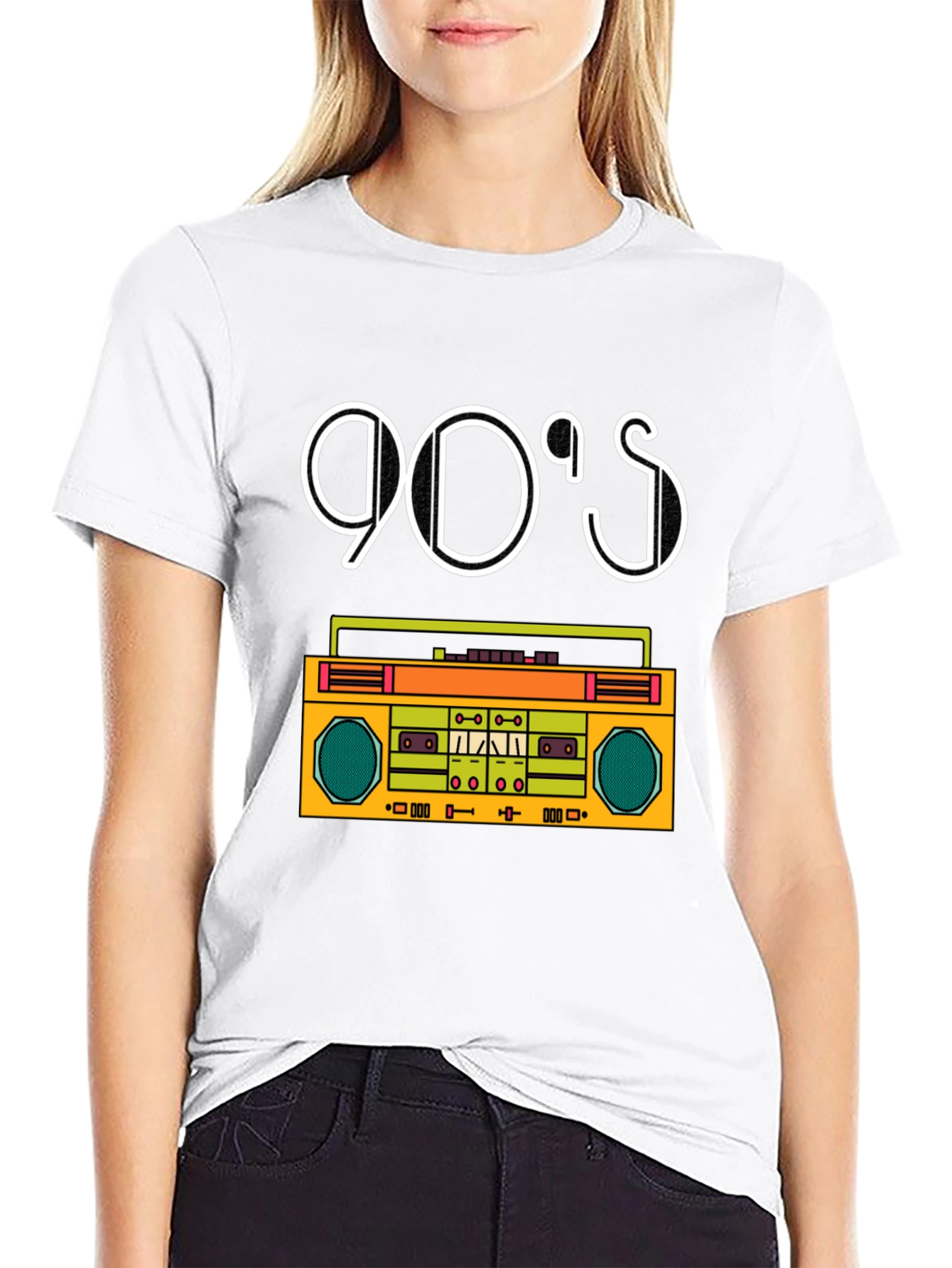 Retro 90s Boombox T-Shirt