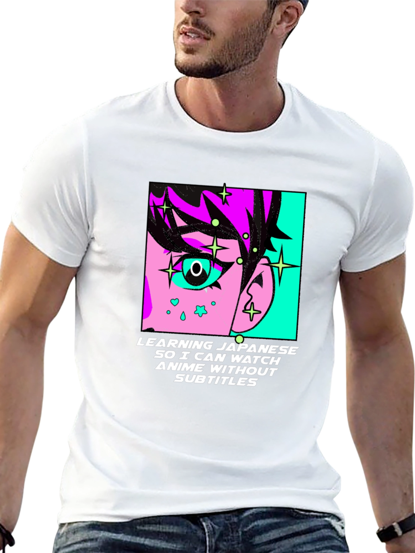 Anime Lover T-Shirt: Learning Japanese Design