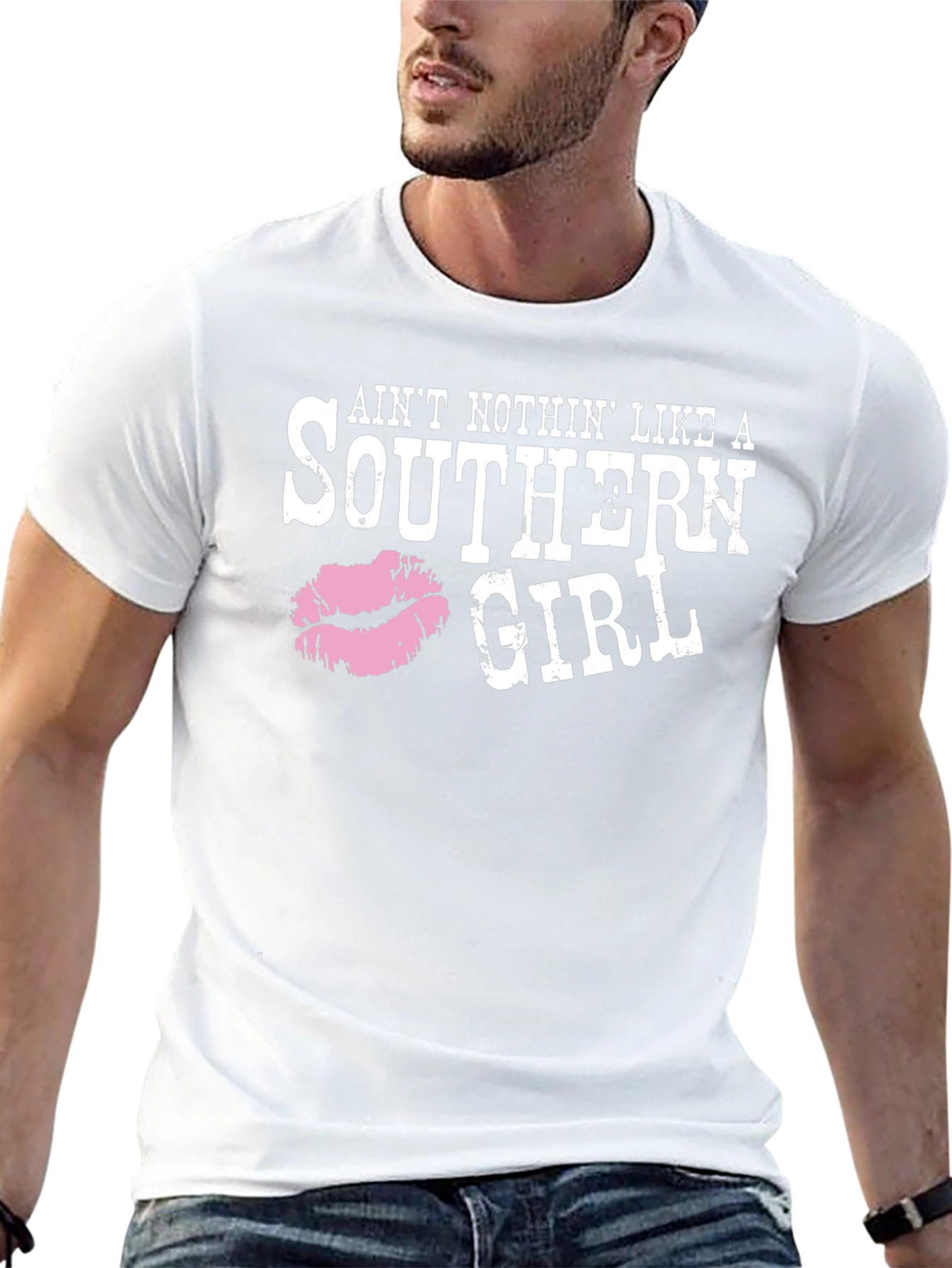 Southern Girl Graphic T-Shirt - Black Cotton Tee