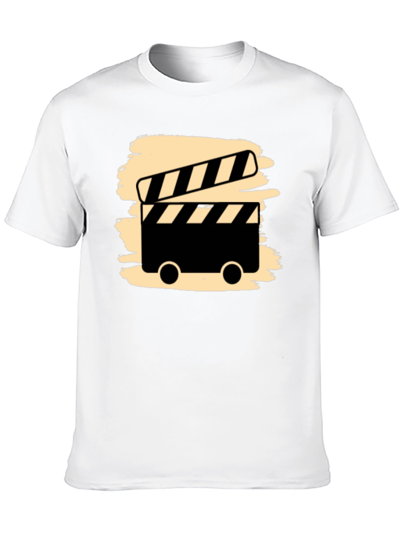 Movie Clapperboard Graphic Tee - Black