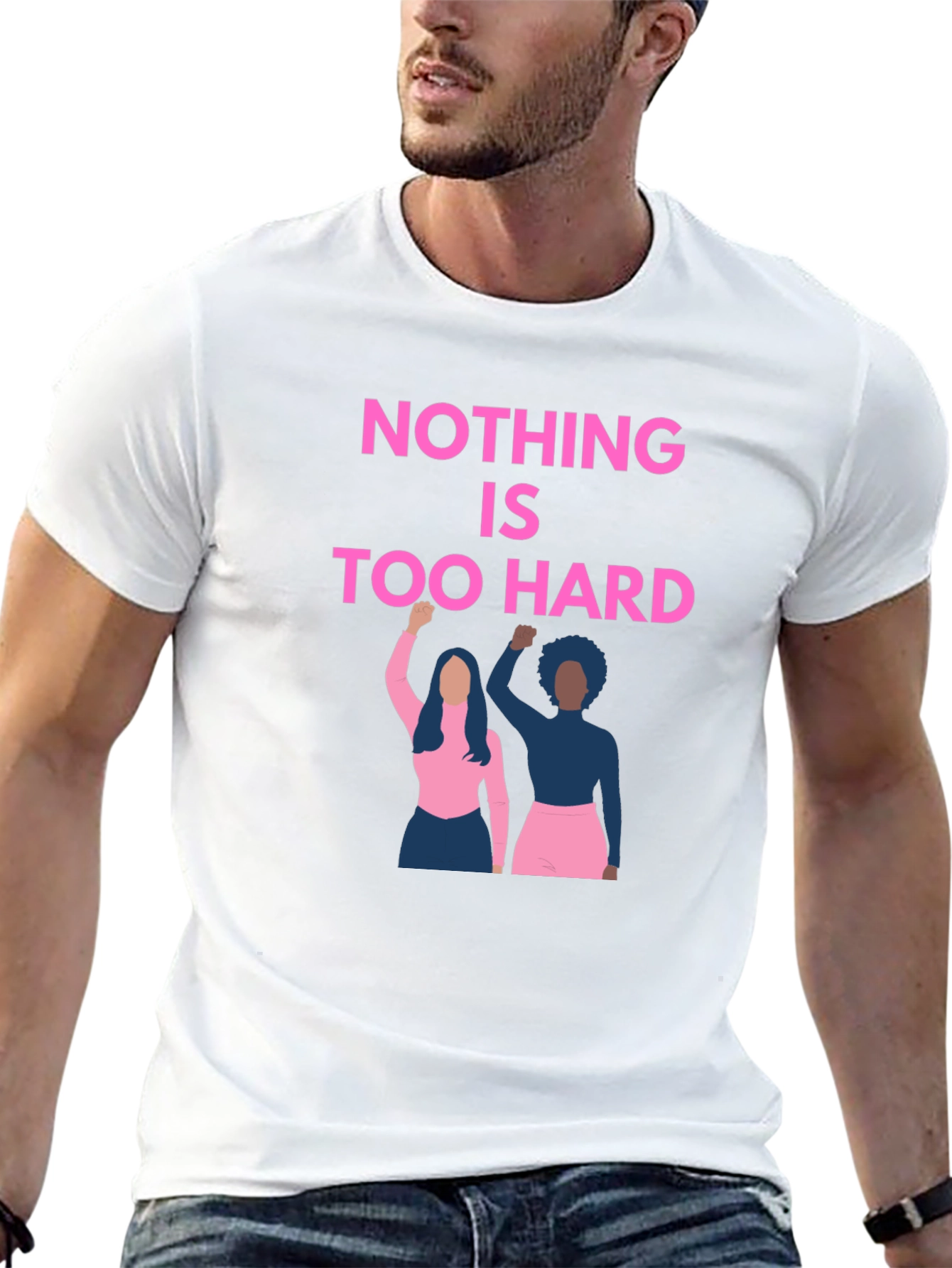 Empowering Graphic Tee: Nothing is Too Hard