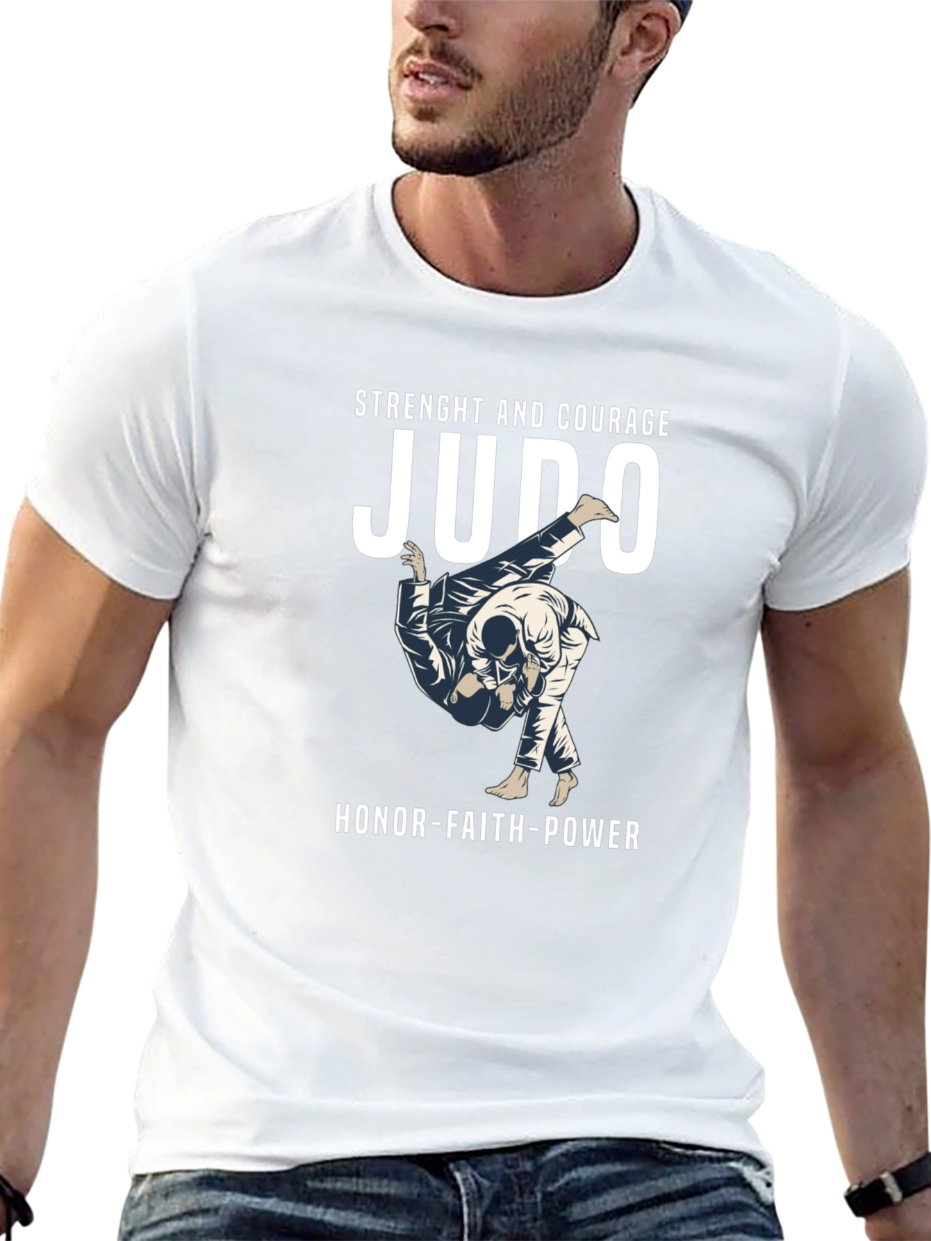 Judo Strength and Courage T-Shirt