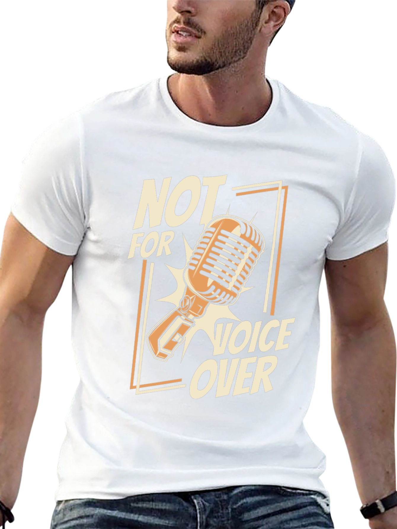 Not For Voice Over Microphone Graphic T-Shirt