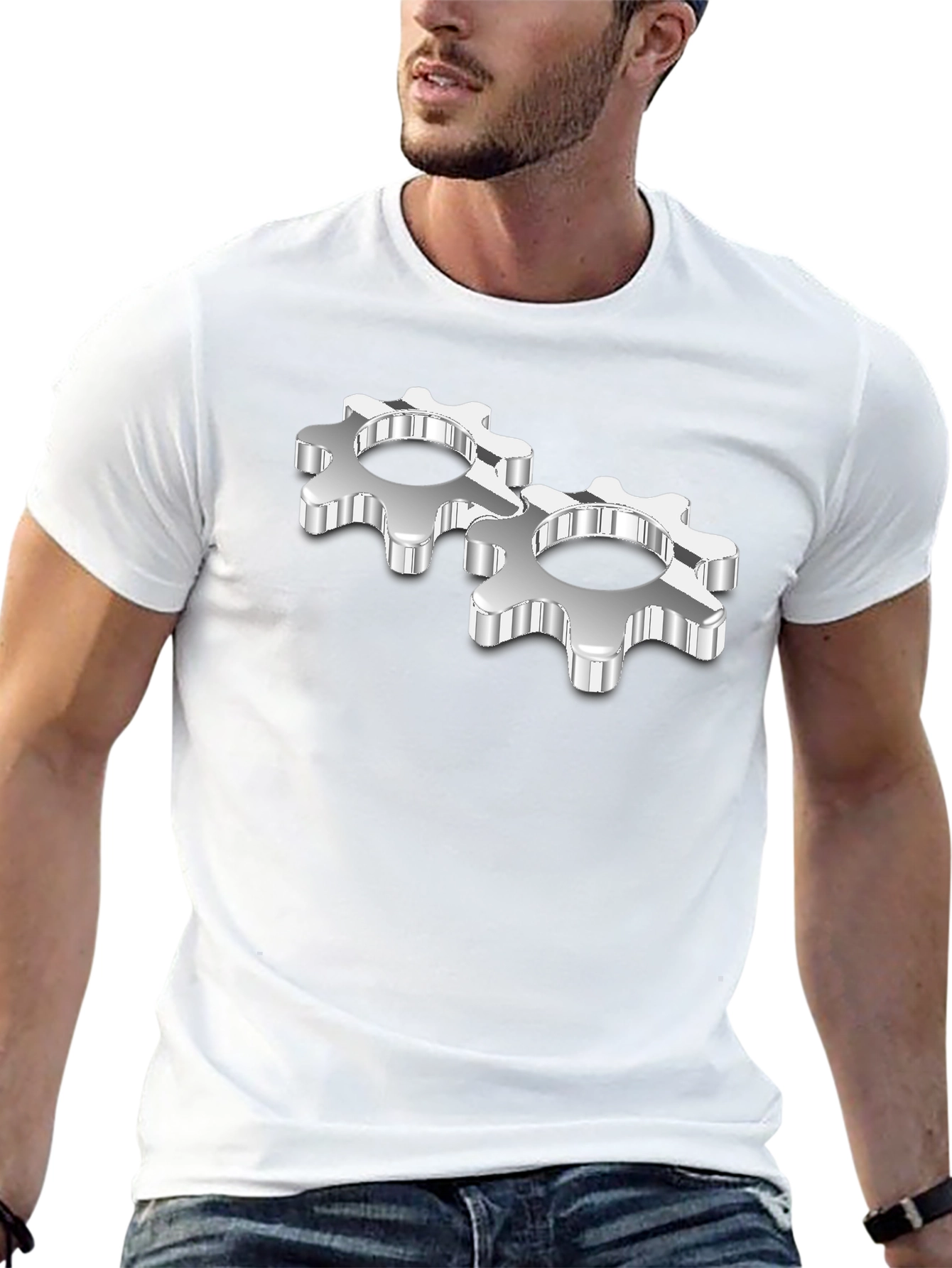 Gear Head Black T-Shirt