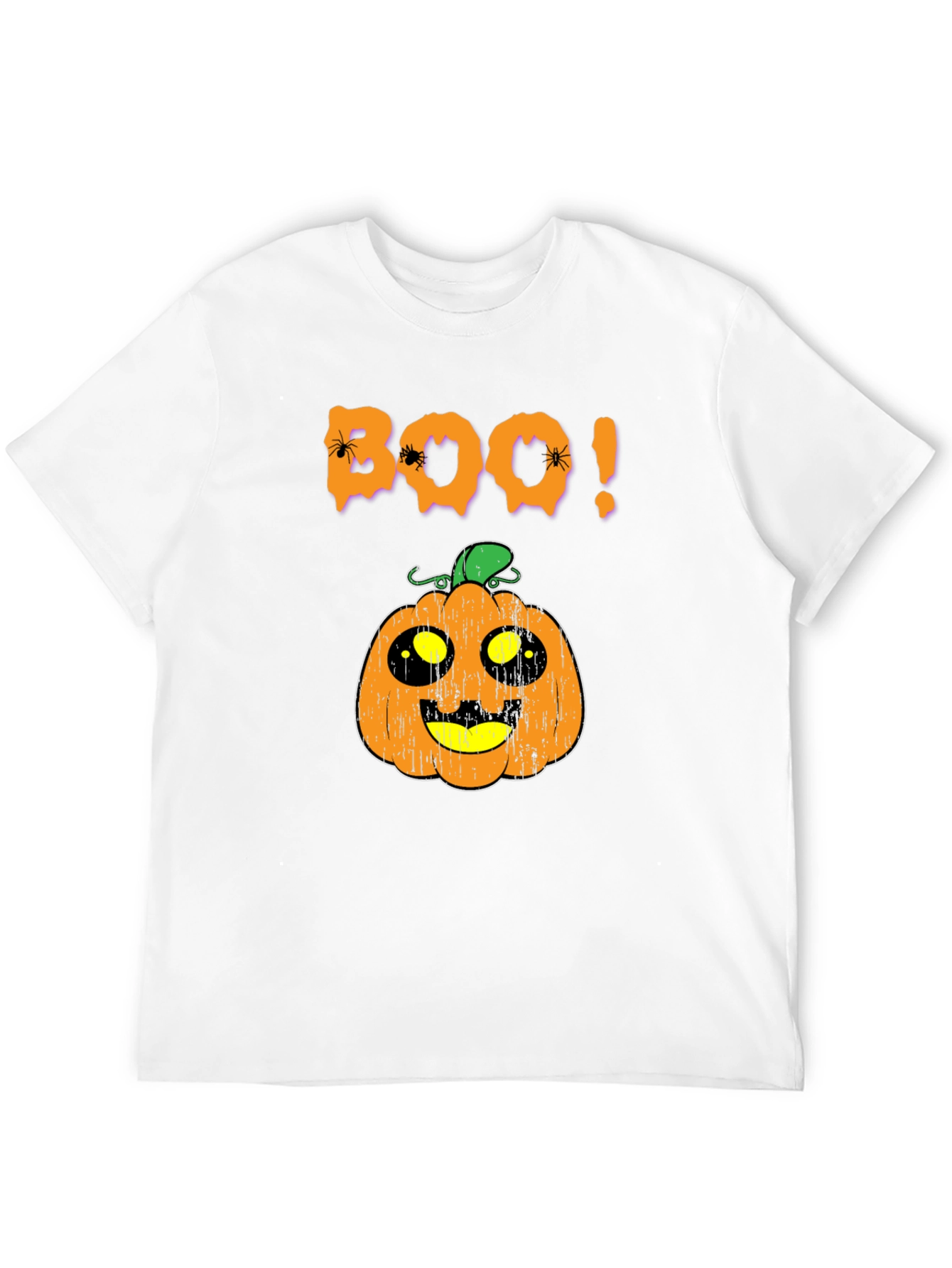 Halloween Boo Pumpkin Graphic T-Shirt