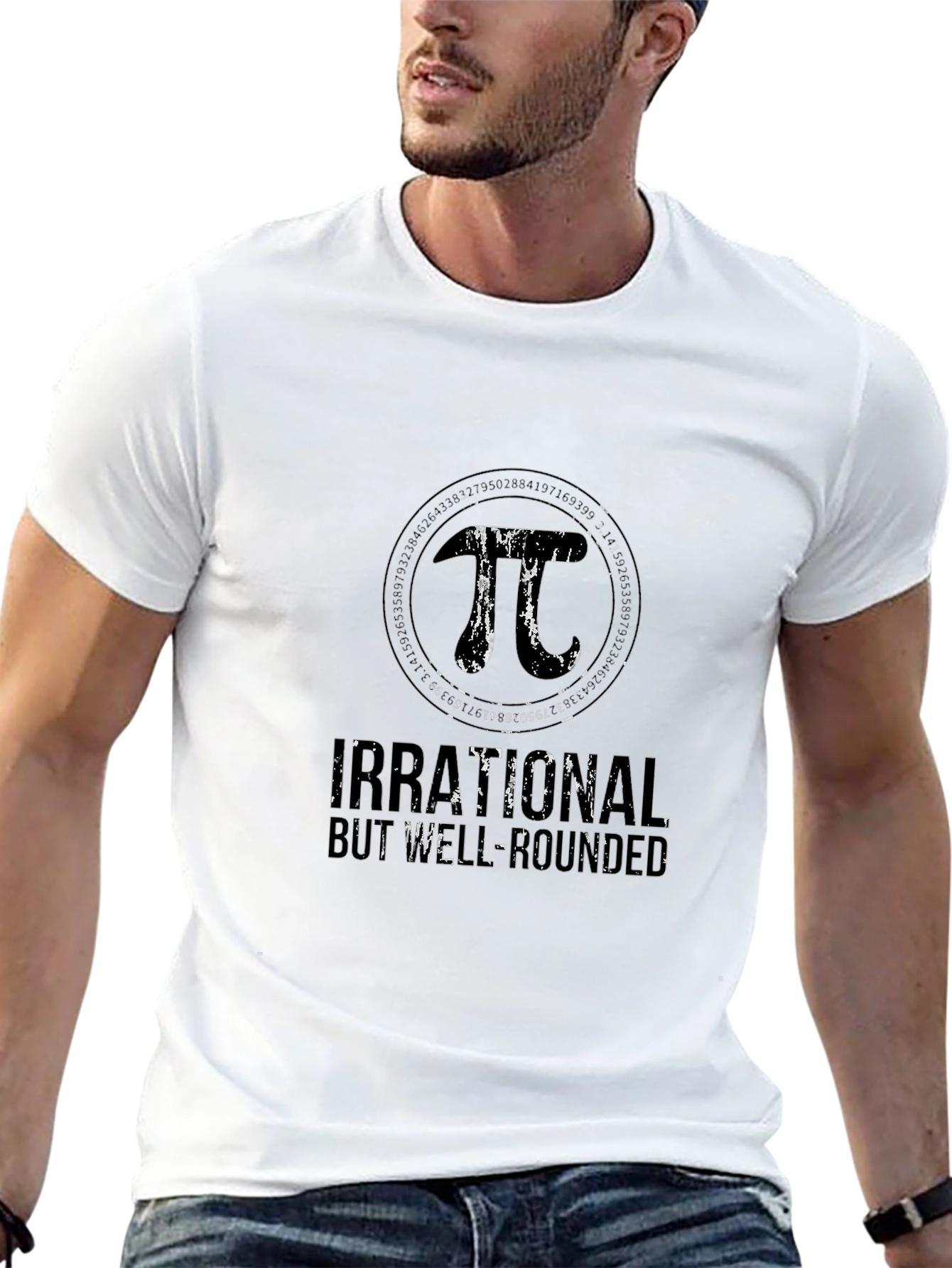 Irrational but Well-Rounded Pi T-Shirt