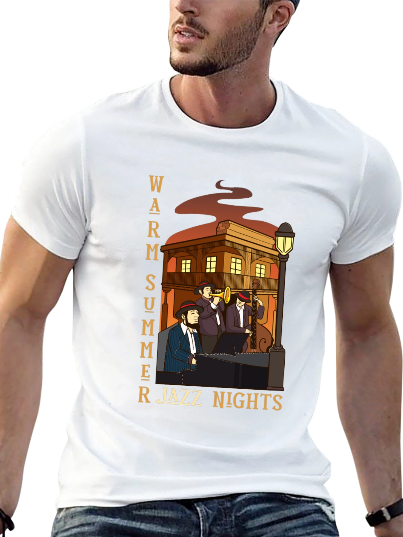 Warm Summer Jazz Nights T-Shirt
