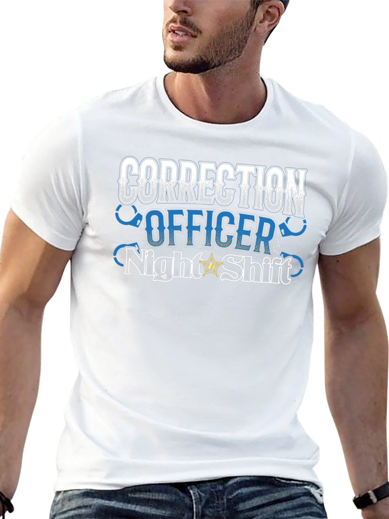 Correction Officer Night Shift Graphic Tee