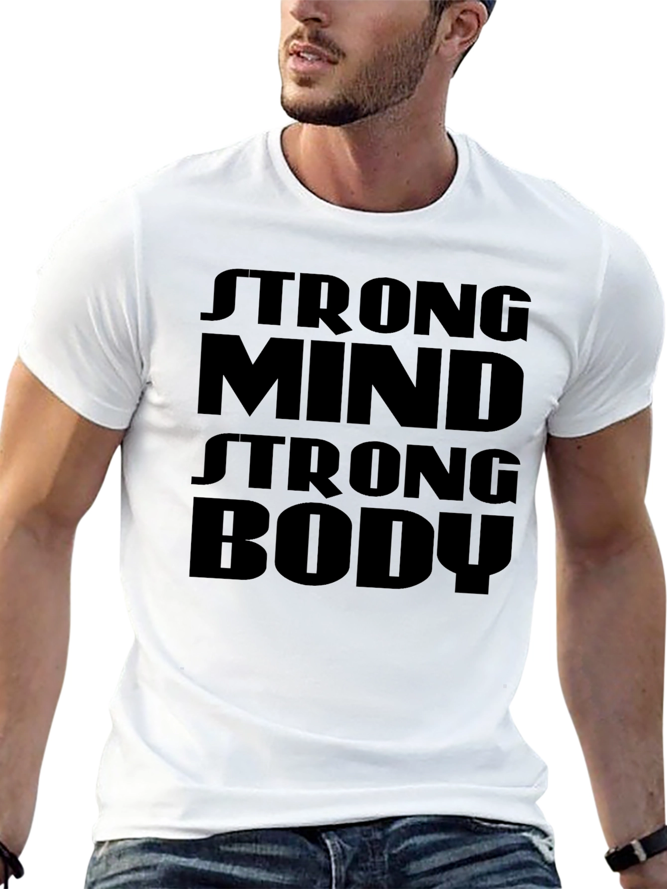 Strong Mind Strong Body Graphic T-Shirt