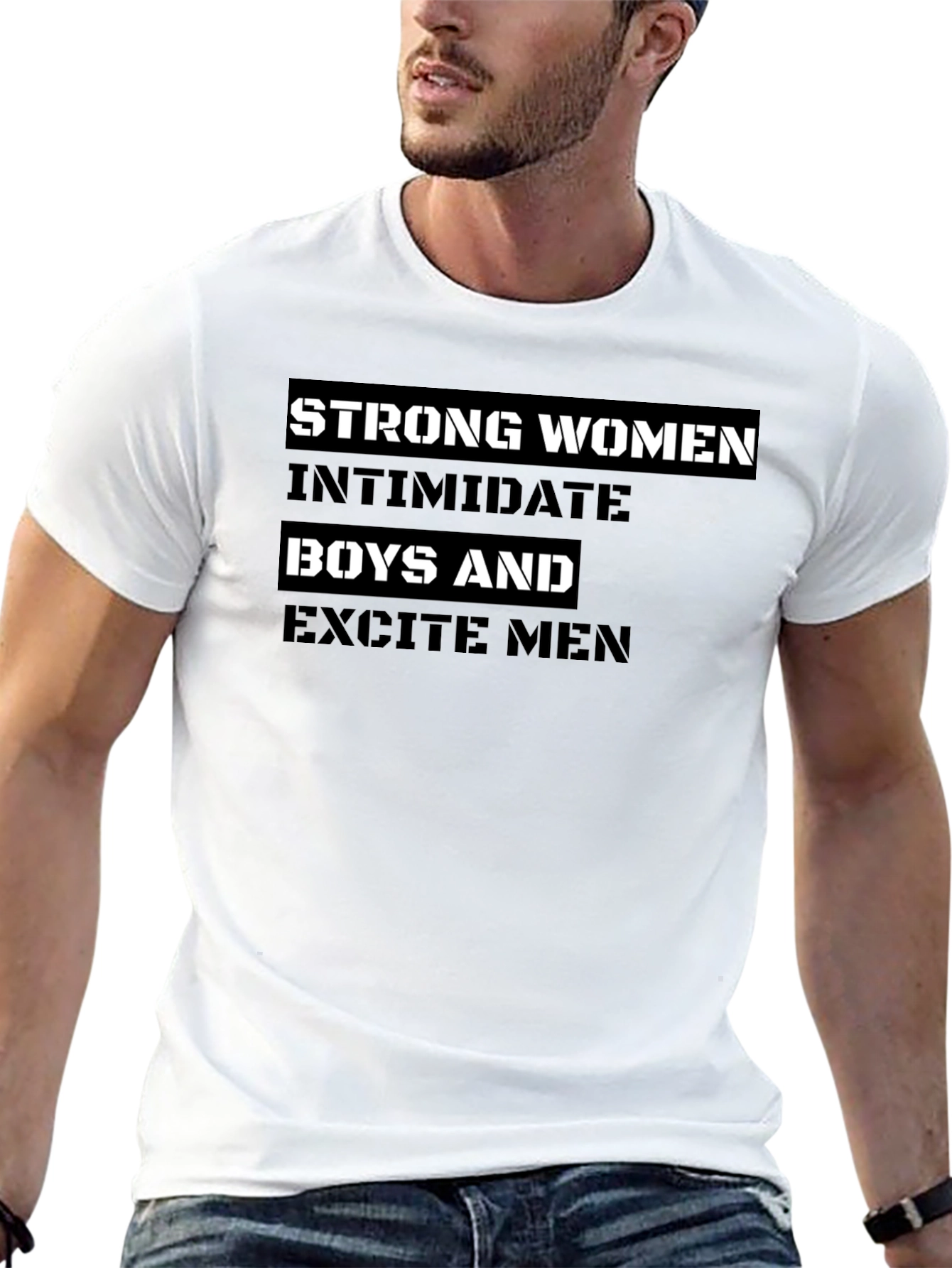 Strong Women Graphic Tee - Black T-Shirt