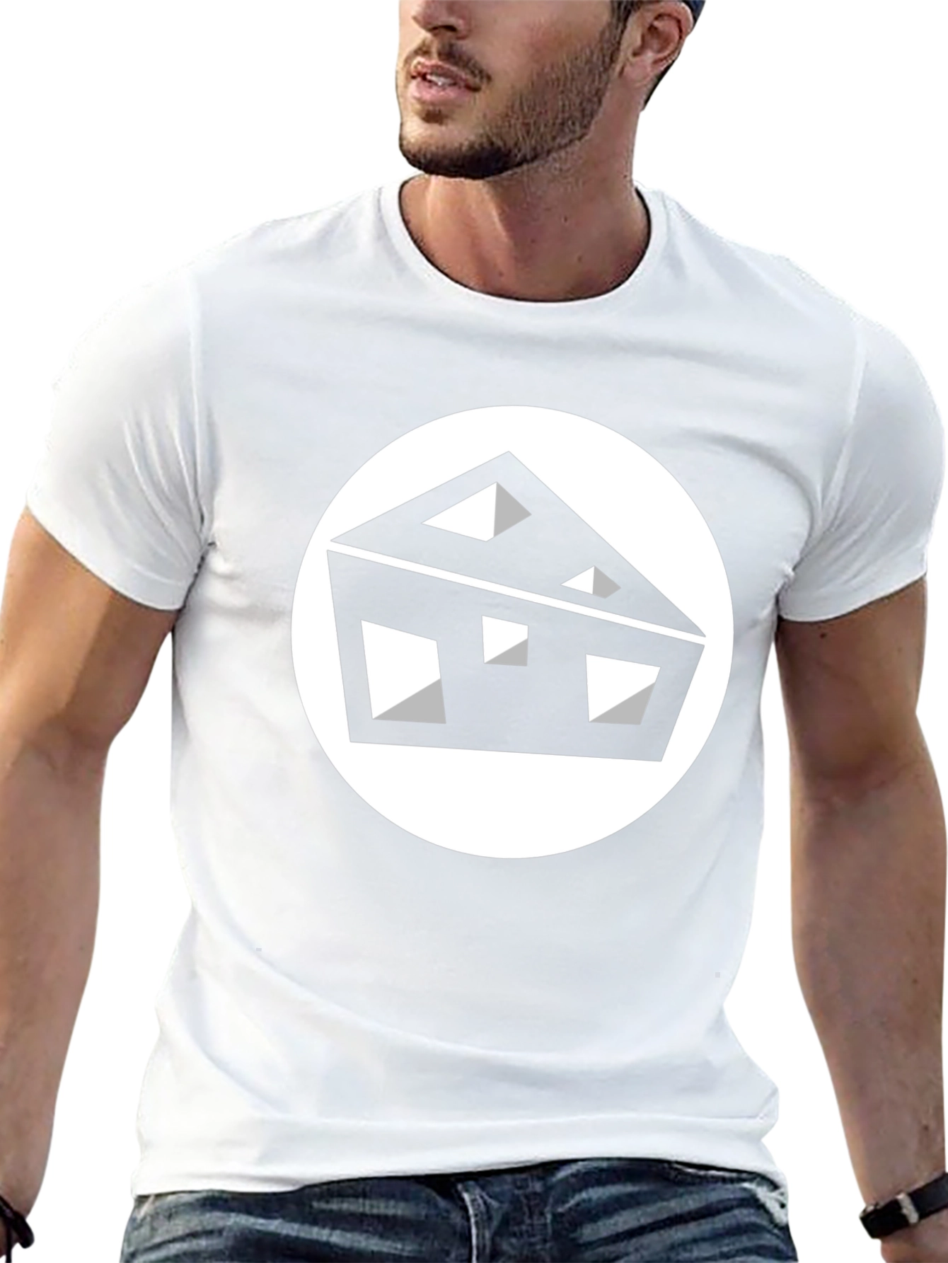 Abstract Cheese T-Shirt - Modern Graphic Tee