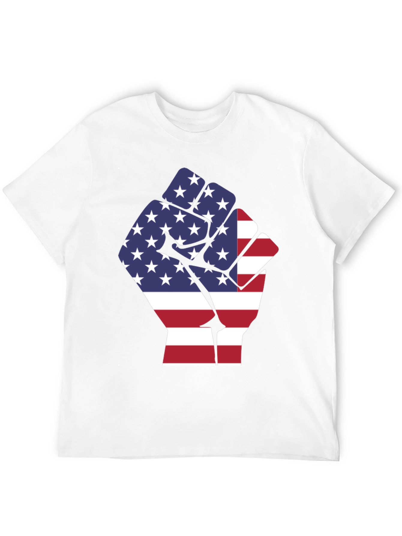 American Flag Fist Graphic T-Shirt