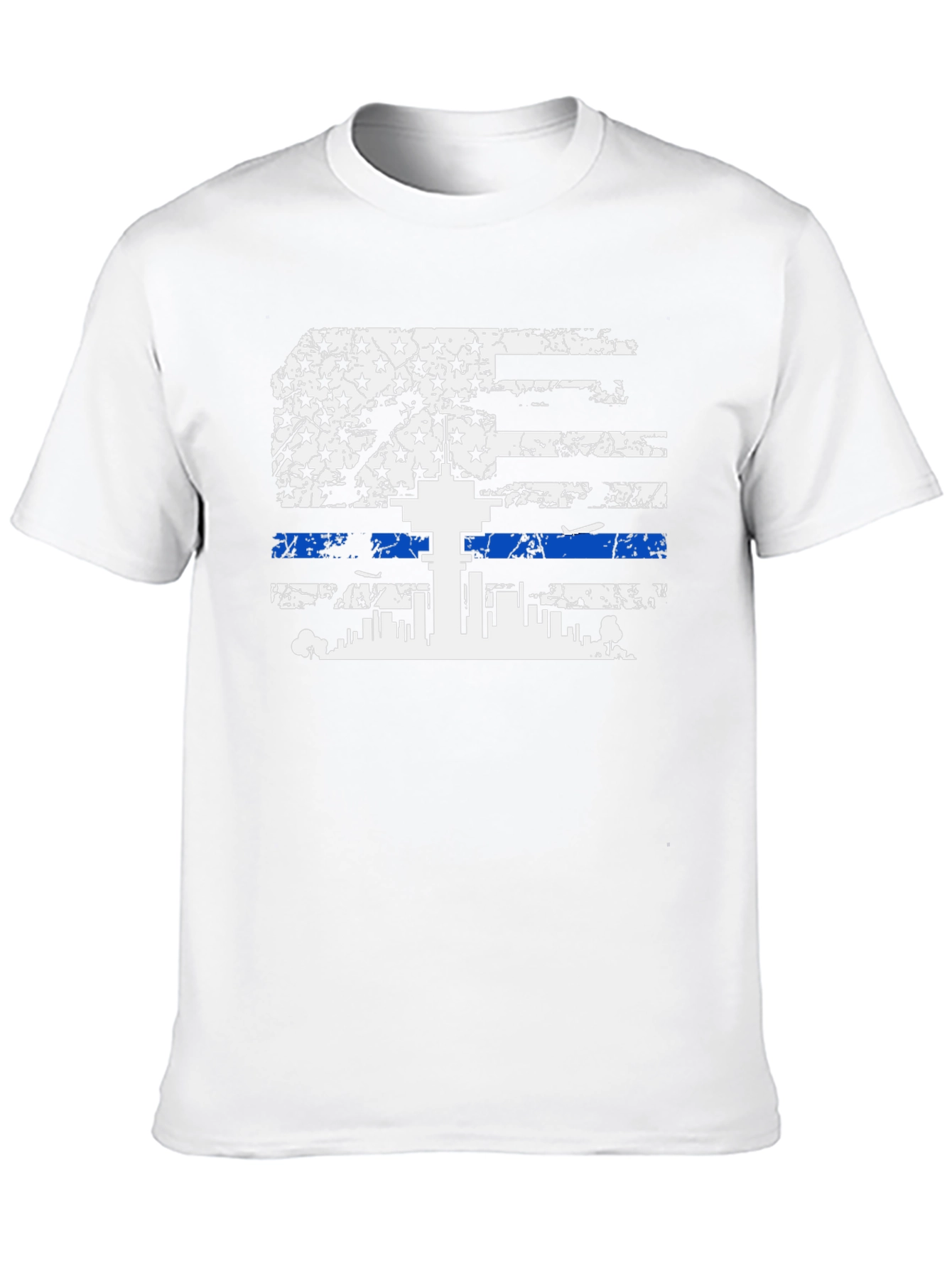 Thin Blue Line Flag T-Shirt