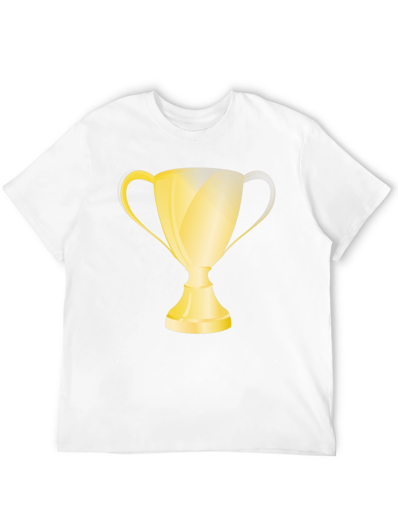 Gold Trophy Graphic Black T-Shirt
