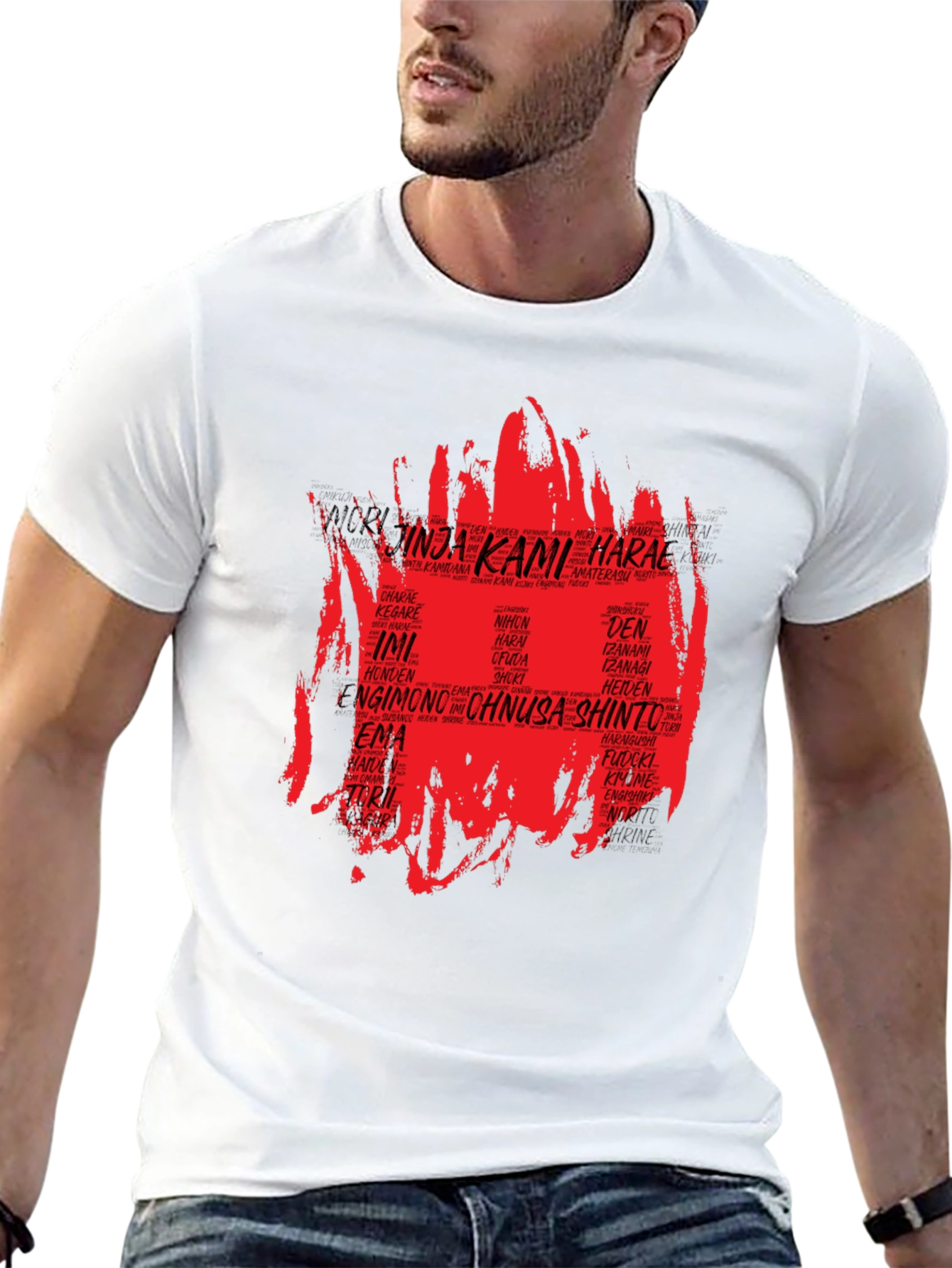 Japanese Culture Word Art T-Shirt