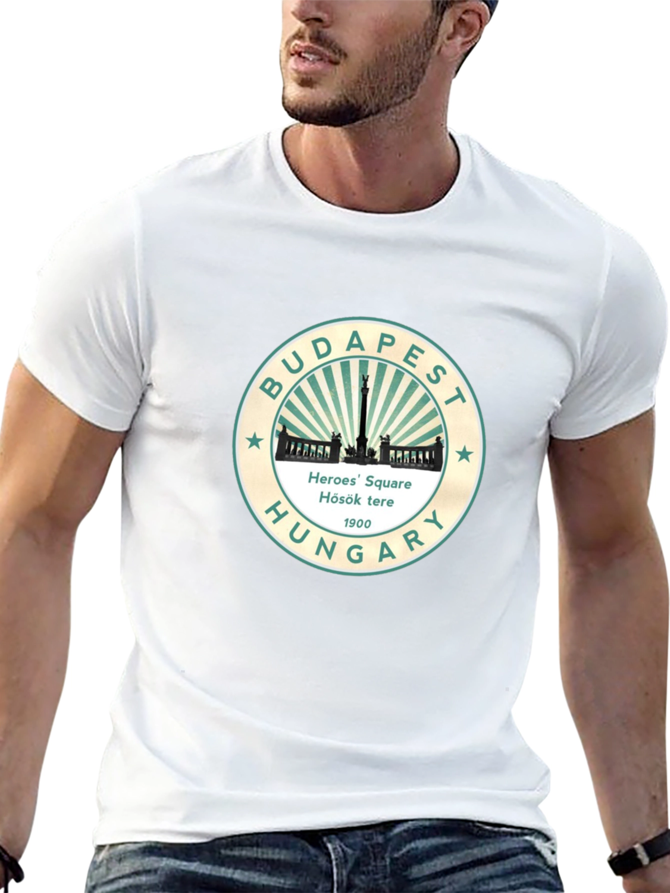 Budapest Heroes Square Hungary Graphic T-Shirt