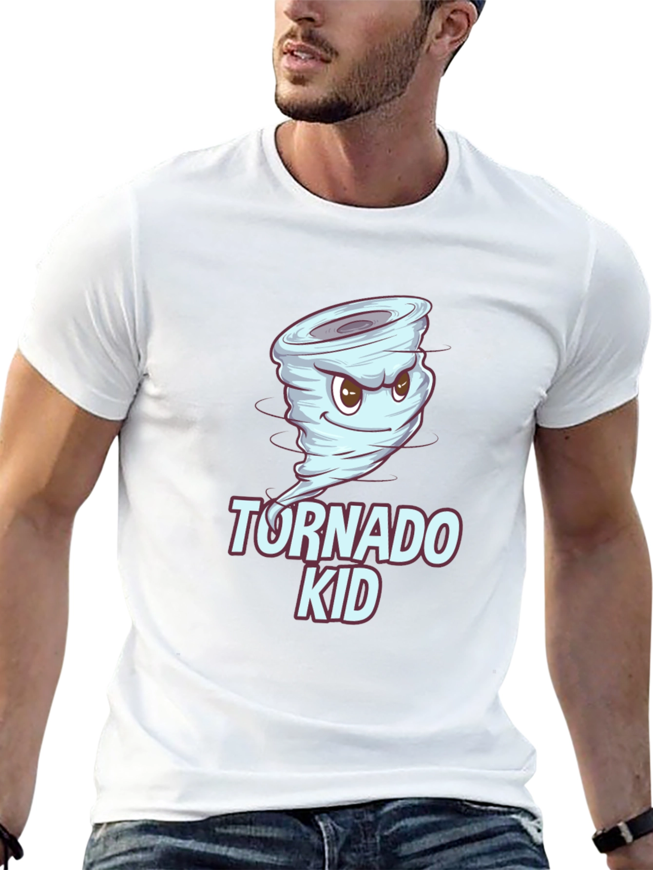Tornado Kid Black Graphic T-Shirt