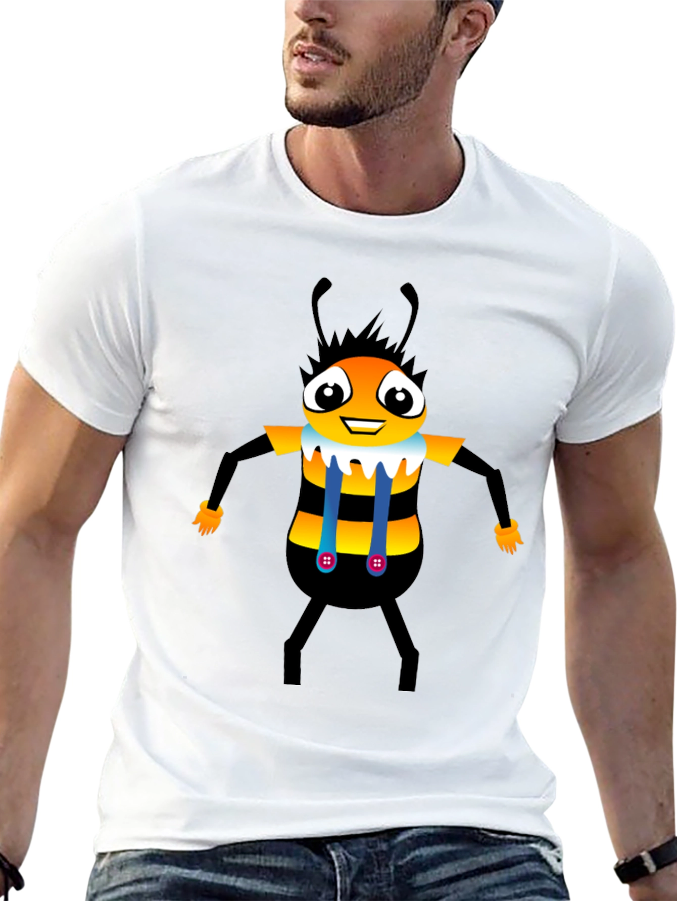 Bee Graphic Tee - Fun & Unique Design