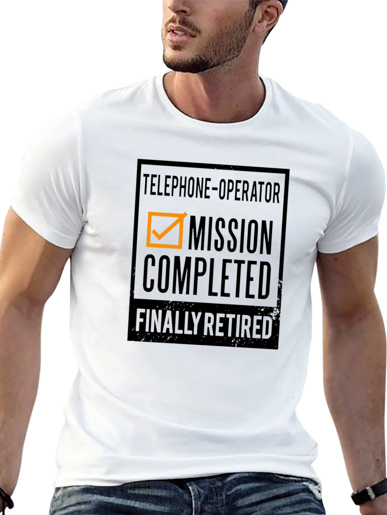 Retired Telephone Operator T-Shirt - Mission Completed!
