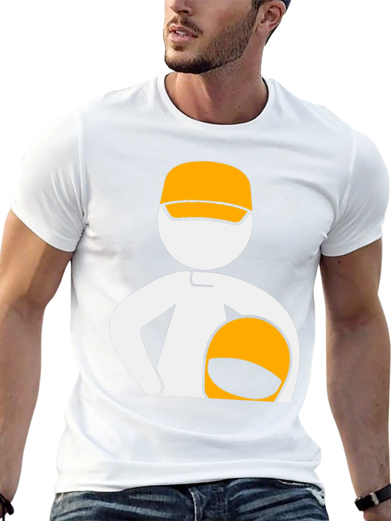 Race Car Driver Graphic Tee - Black