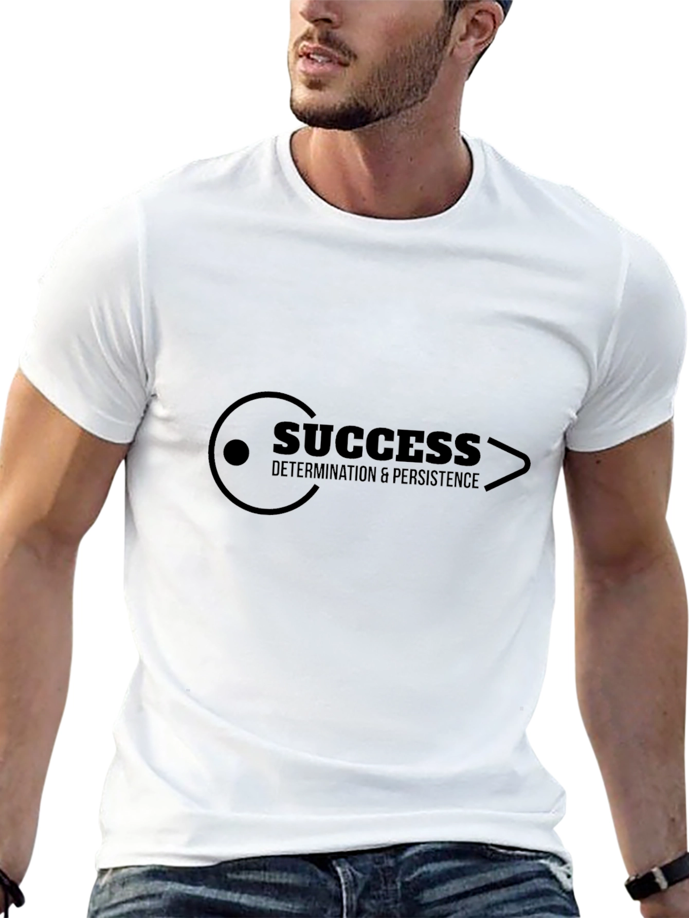 Success Key Graphic Tee - Determination & Persistence