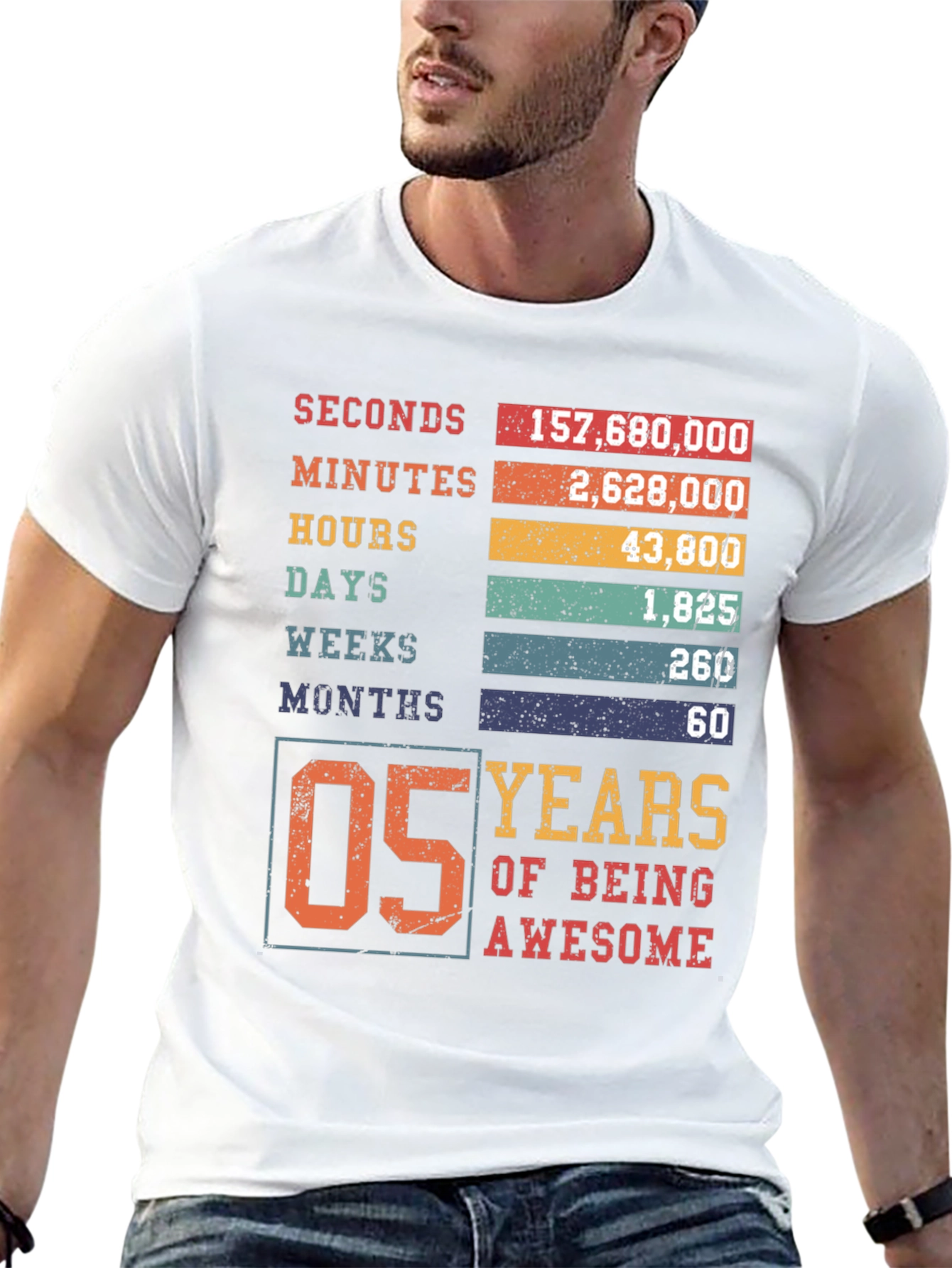 5 Years of Being Awesome Graphic Tee