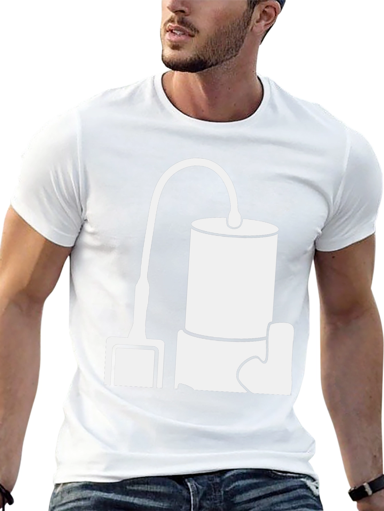 Vacuum T-Shirt - Unique Graphic Tee