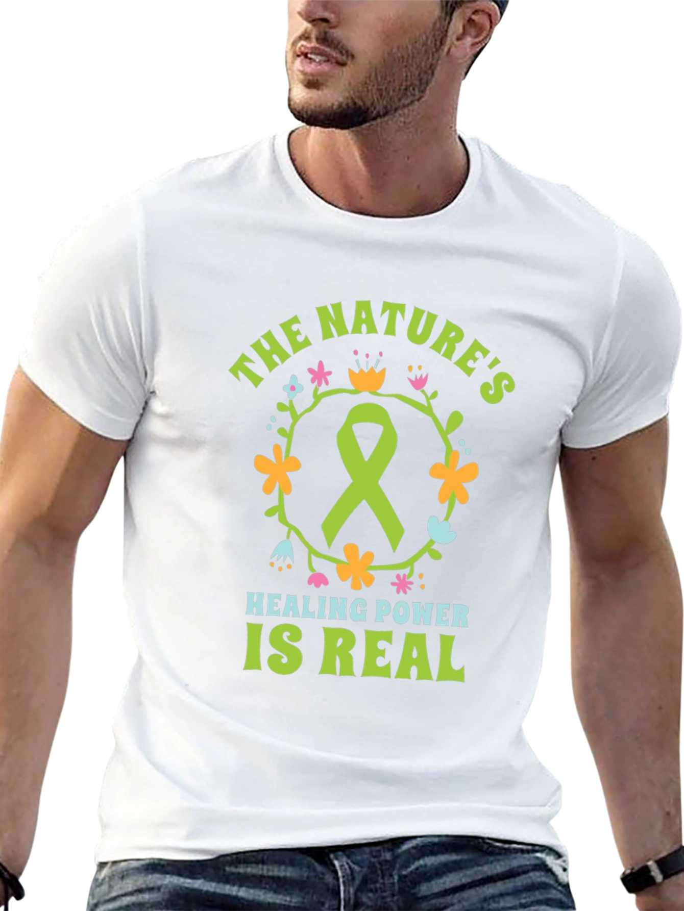 Natures Healing Power T-Shirt - Eco-Friendly Design