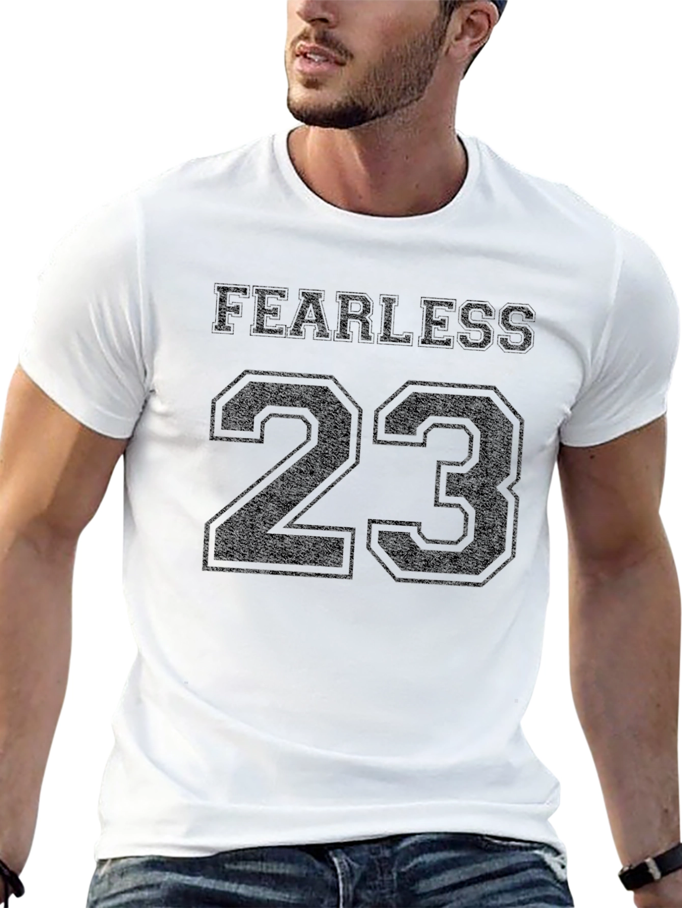 Fearless 23 Graphic T-Shirt - Black